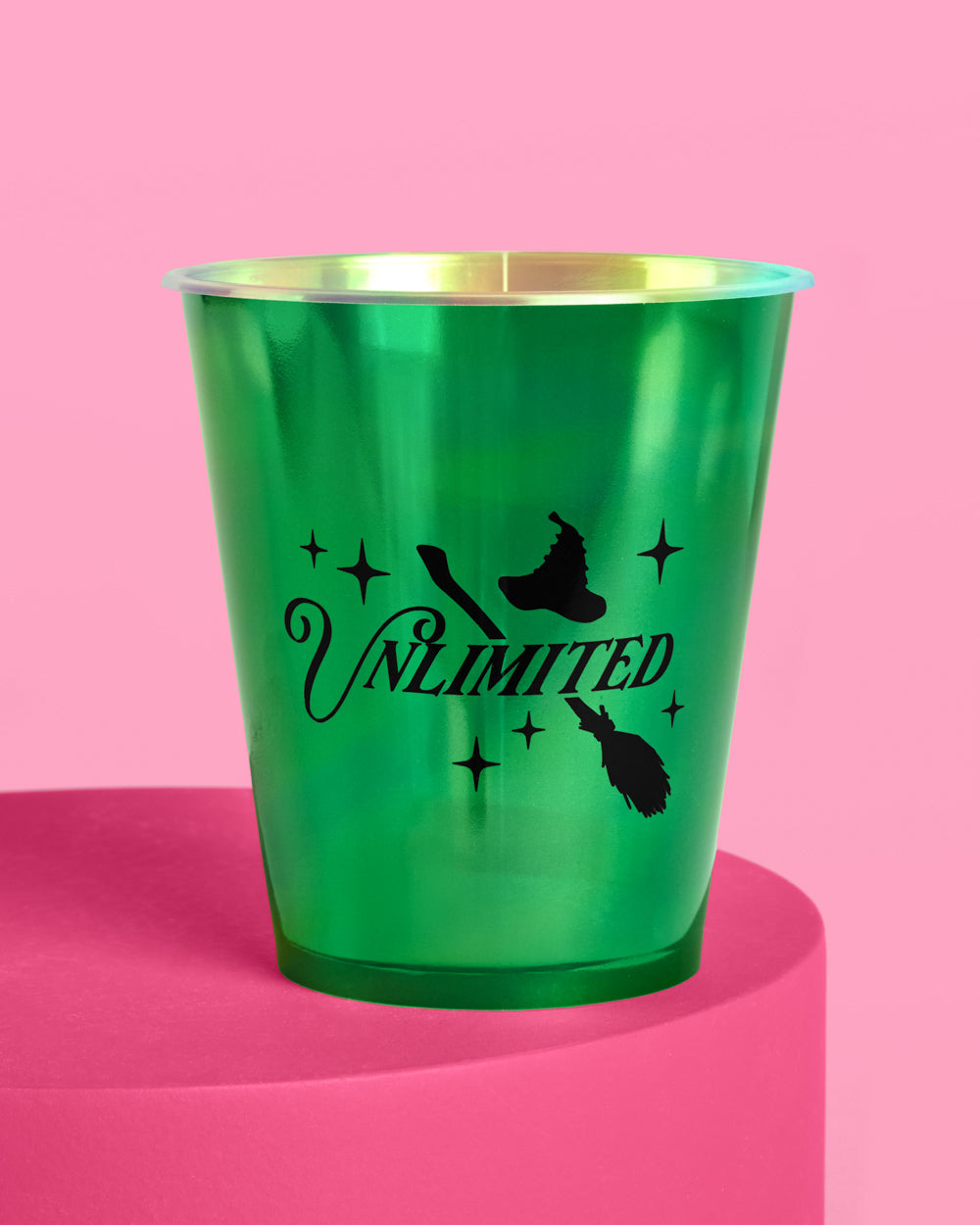Emerald City Cups - 16 Plastic Cups