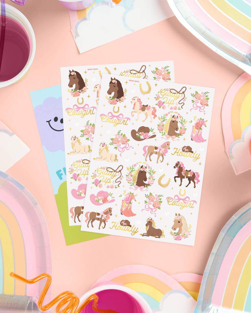 Horse Girl Tattoos - 52 Temporary Tattoos