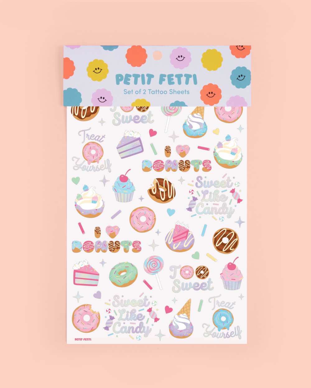 Too Sweet Tats - 48 Foil Temporary Tattoos