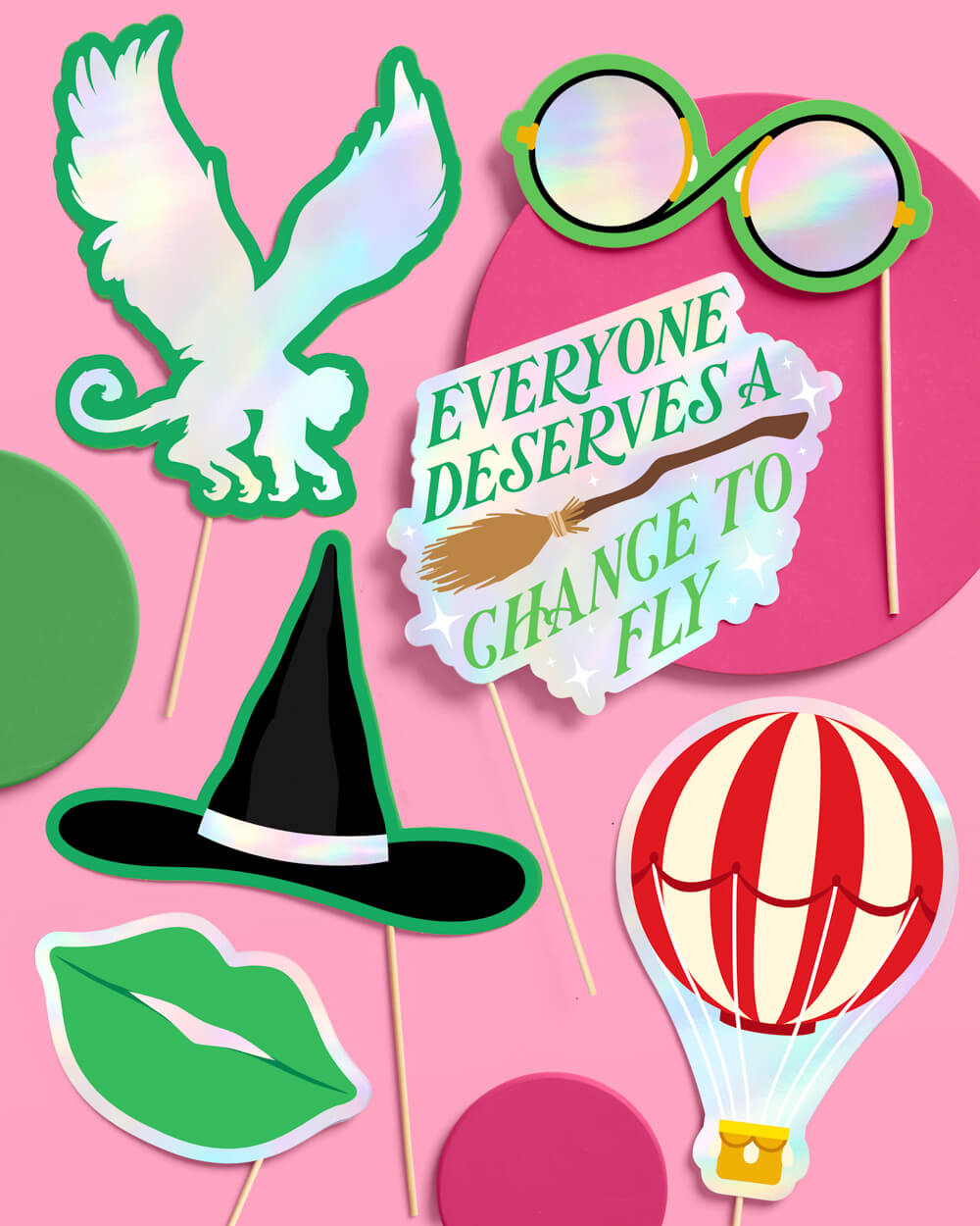 Holding Space Props - 24 Pc. Photo Booth Set