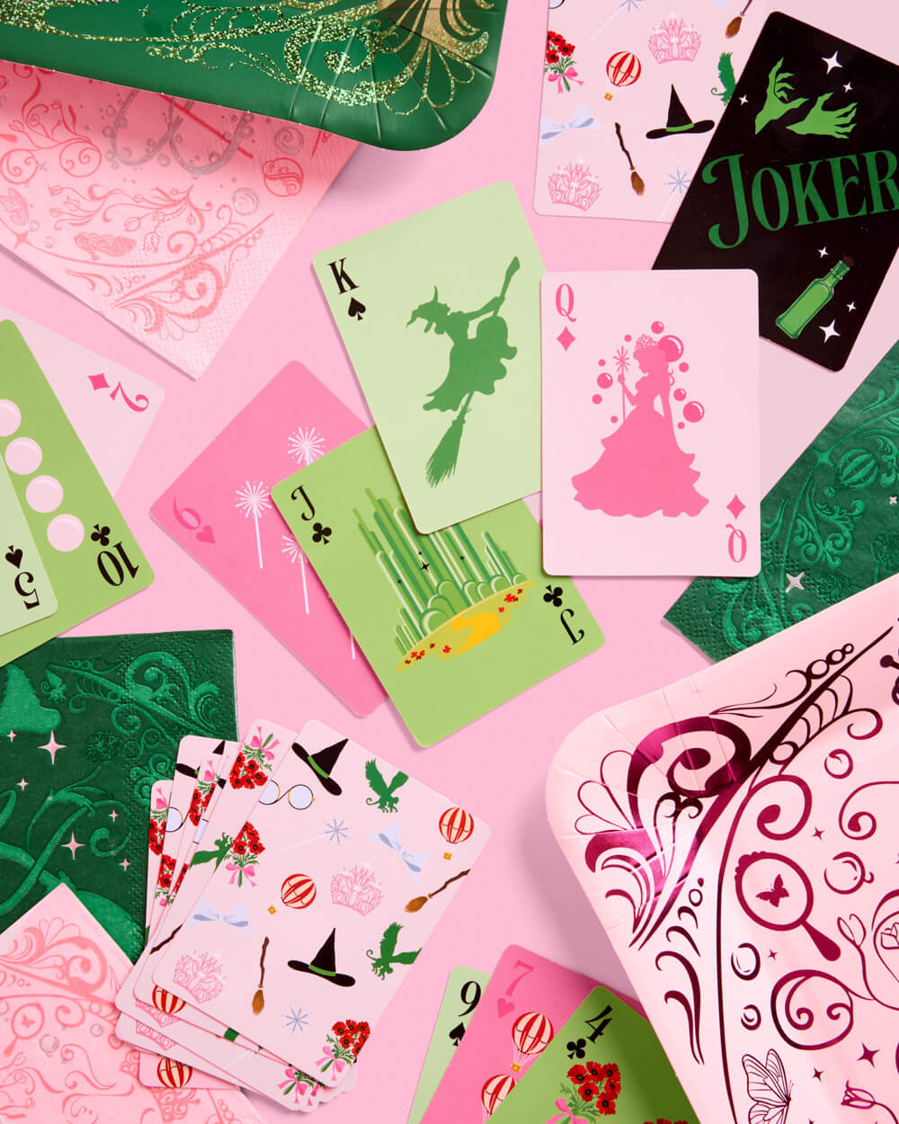 Holding Space Cards - 54 Playing Cards