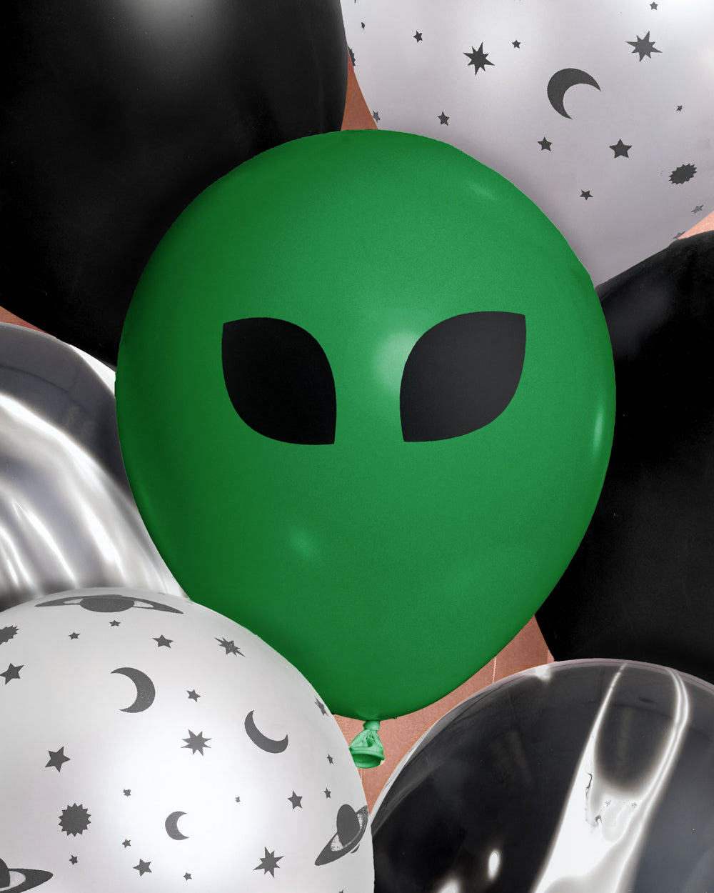 Alien Abduction Balloon Pack - 24 Latex Balloons