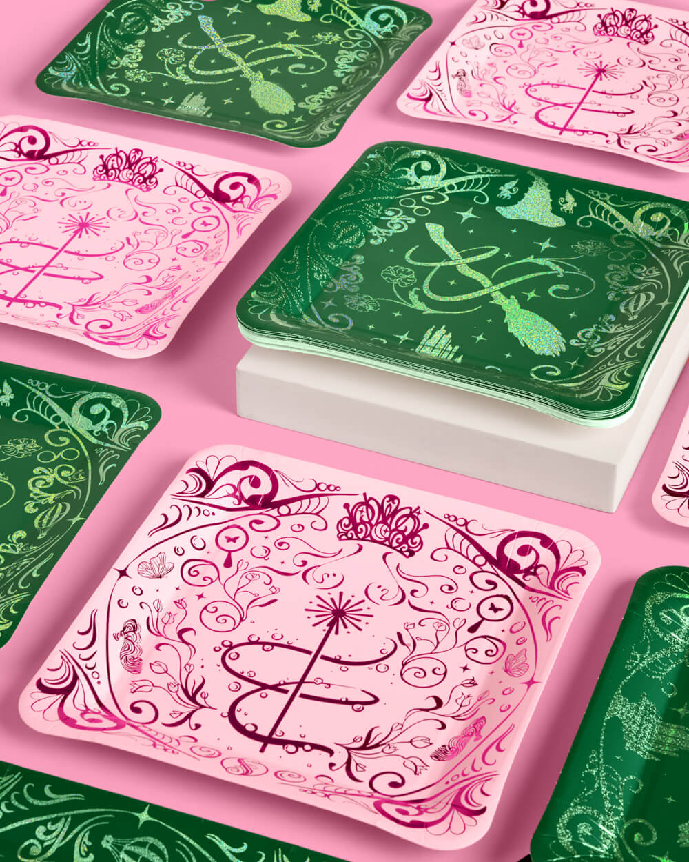 Emerald City Plates - 24 Paper Plates