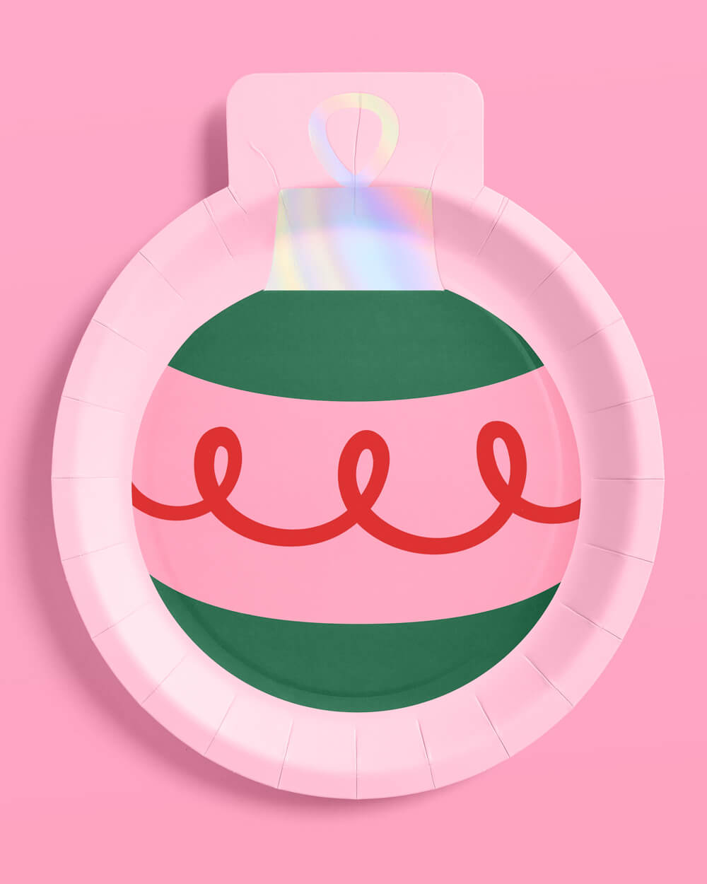 Christmas Ornament Plates - 24 Paper Plates