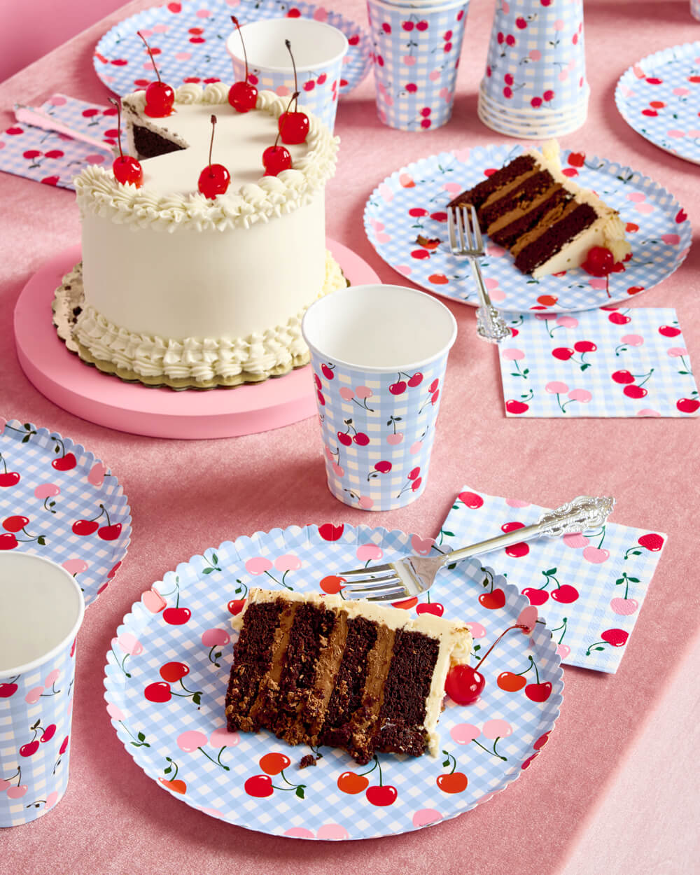 Cherry Cups - 24 Paper Cups