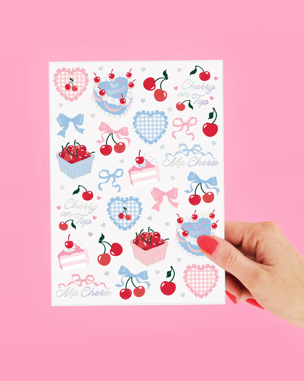 Cherry Tats - 50 Temporary Tattoos