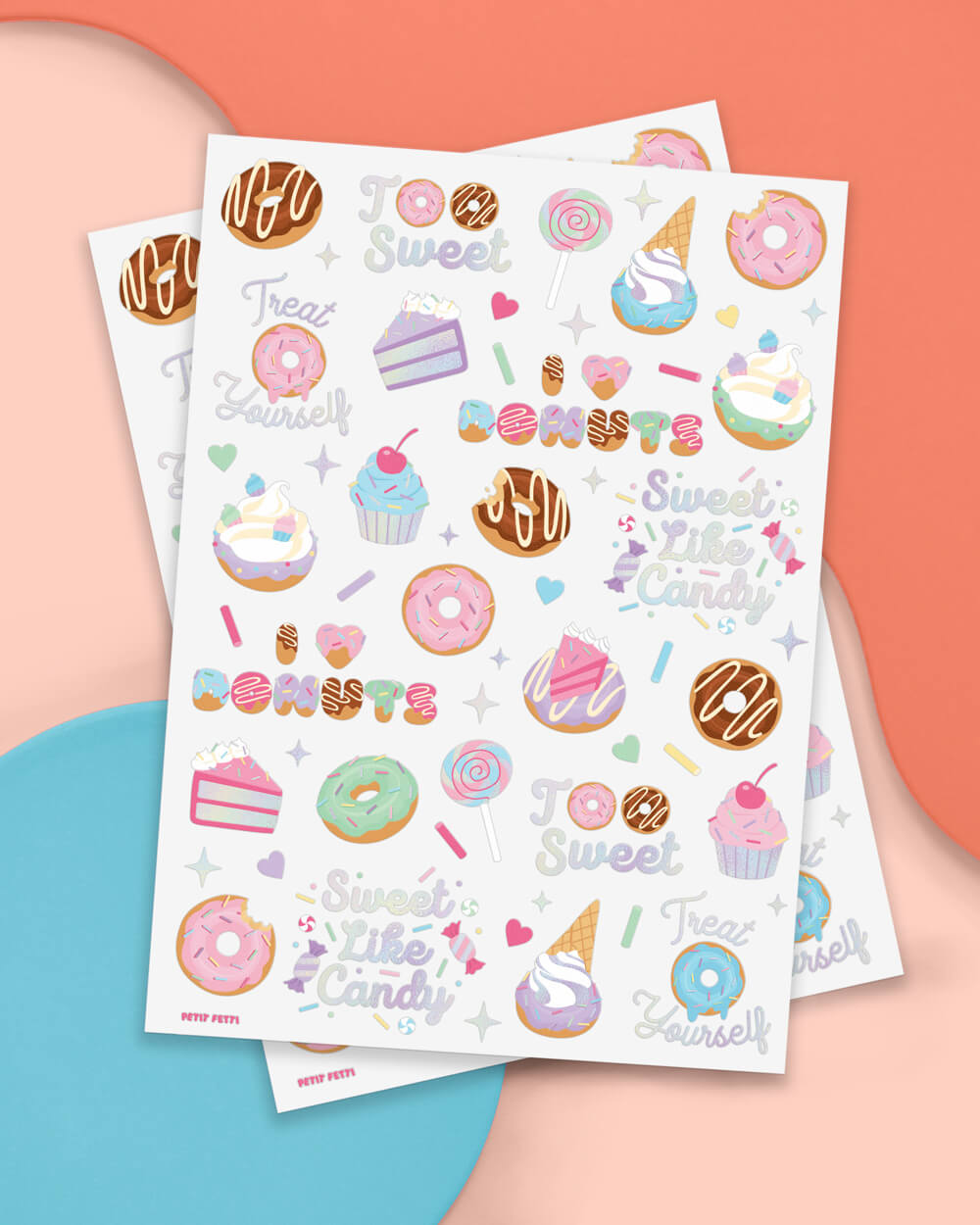 Too Sweet Tats - 48 Foil Temporary Tattoos