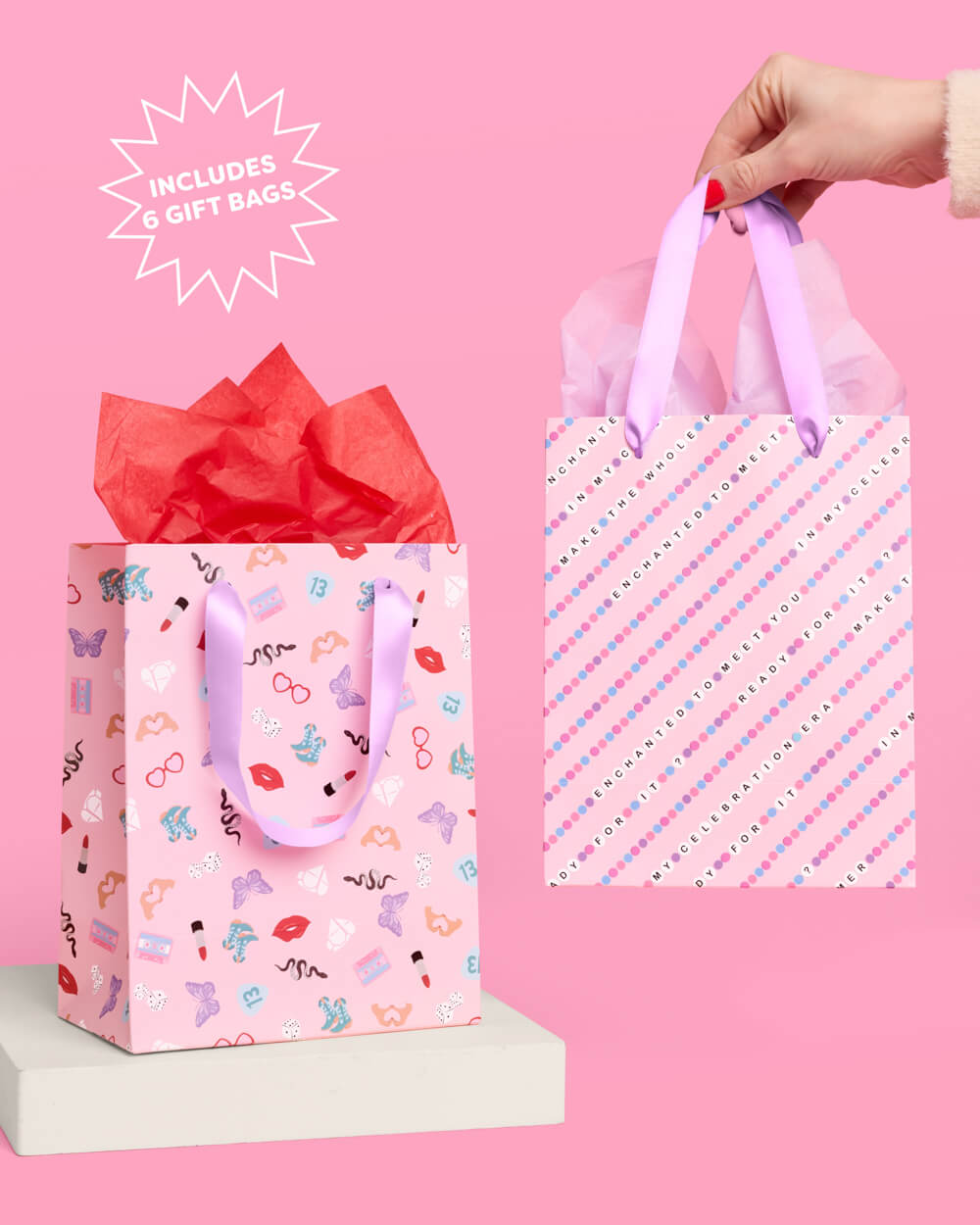 Gifting Era Bag Set - 6 Gift Bags