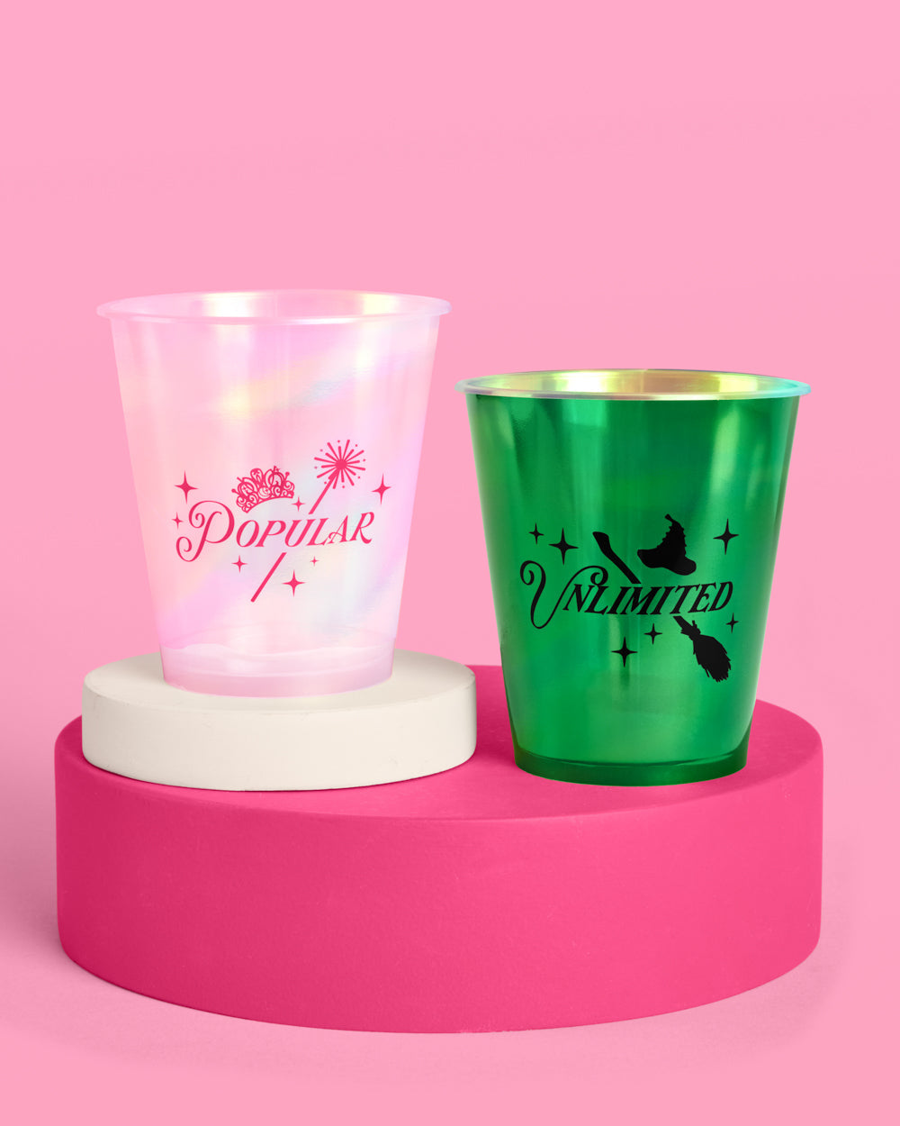 Emerald City Cups - 16 Plastic Cups