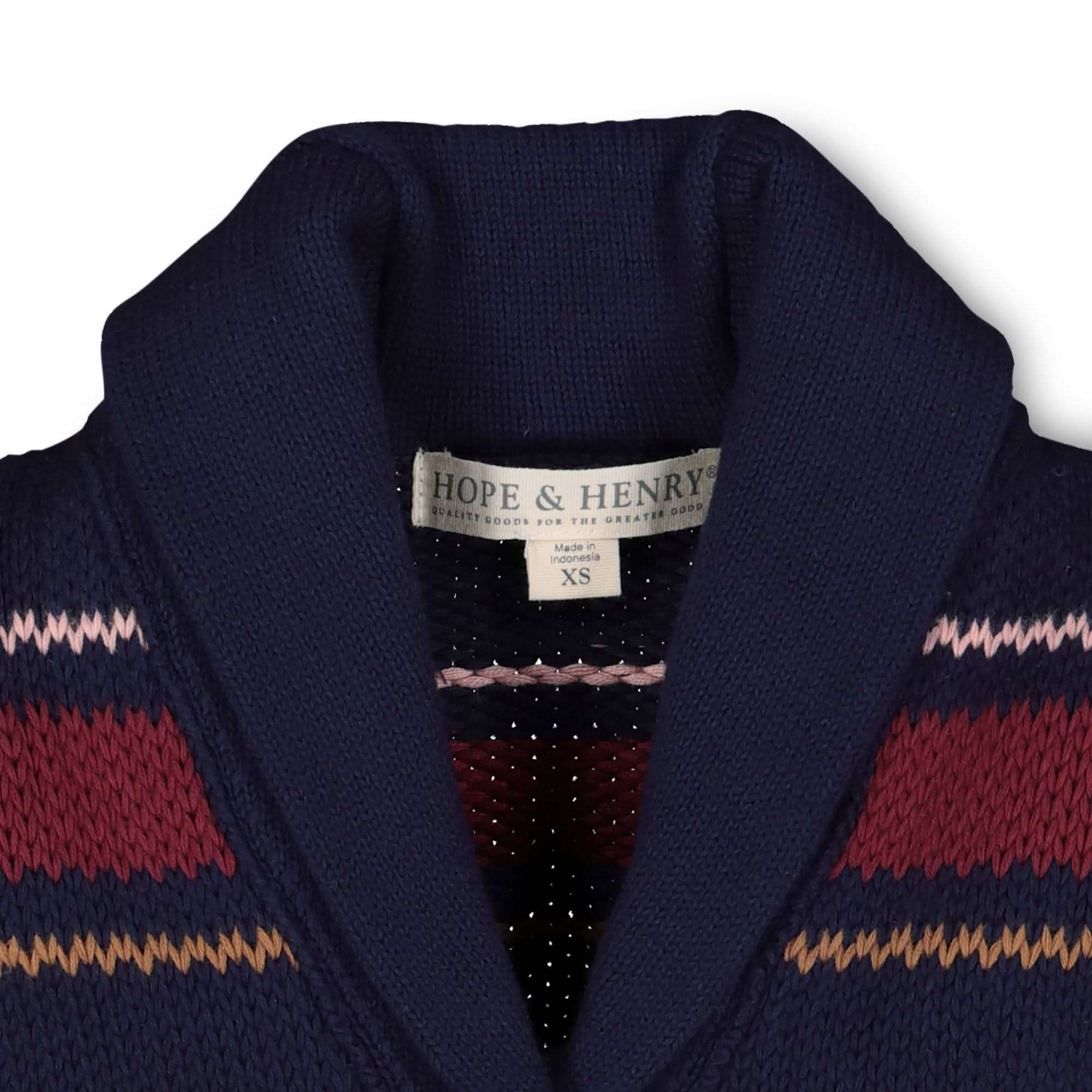 Shawl Collar Cardigan With Waist Tie - Baby