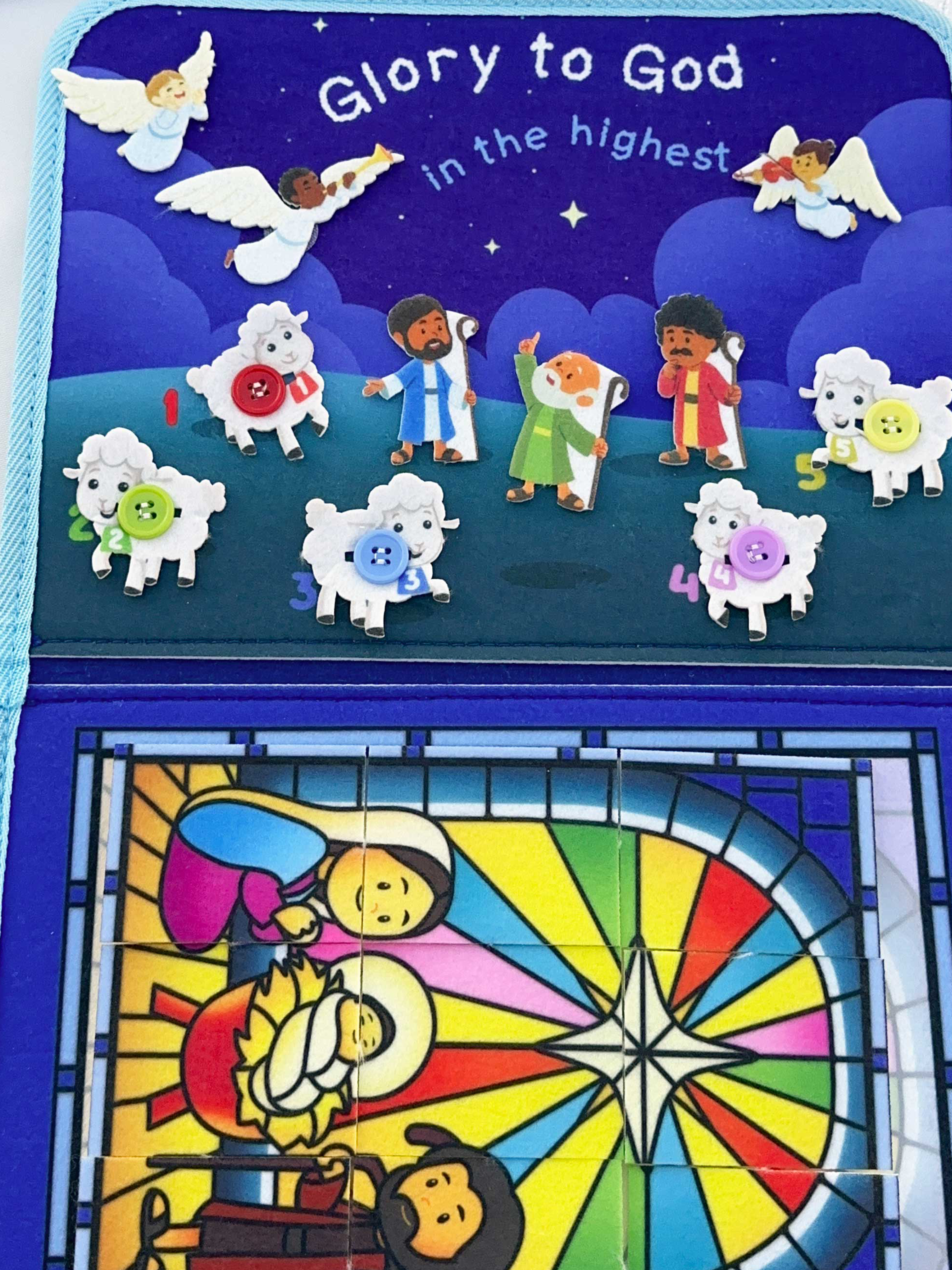 My Pray And Play Nativity Busy Book - A Quiet Felt Book