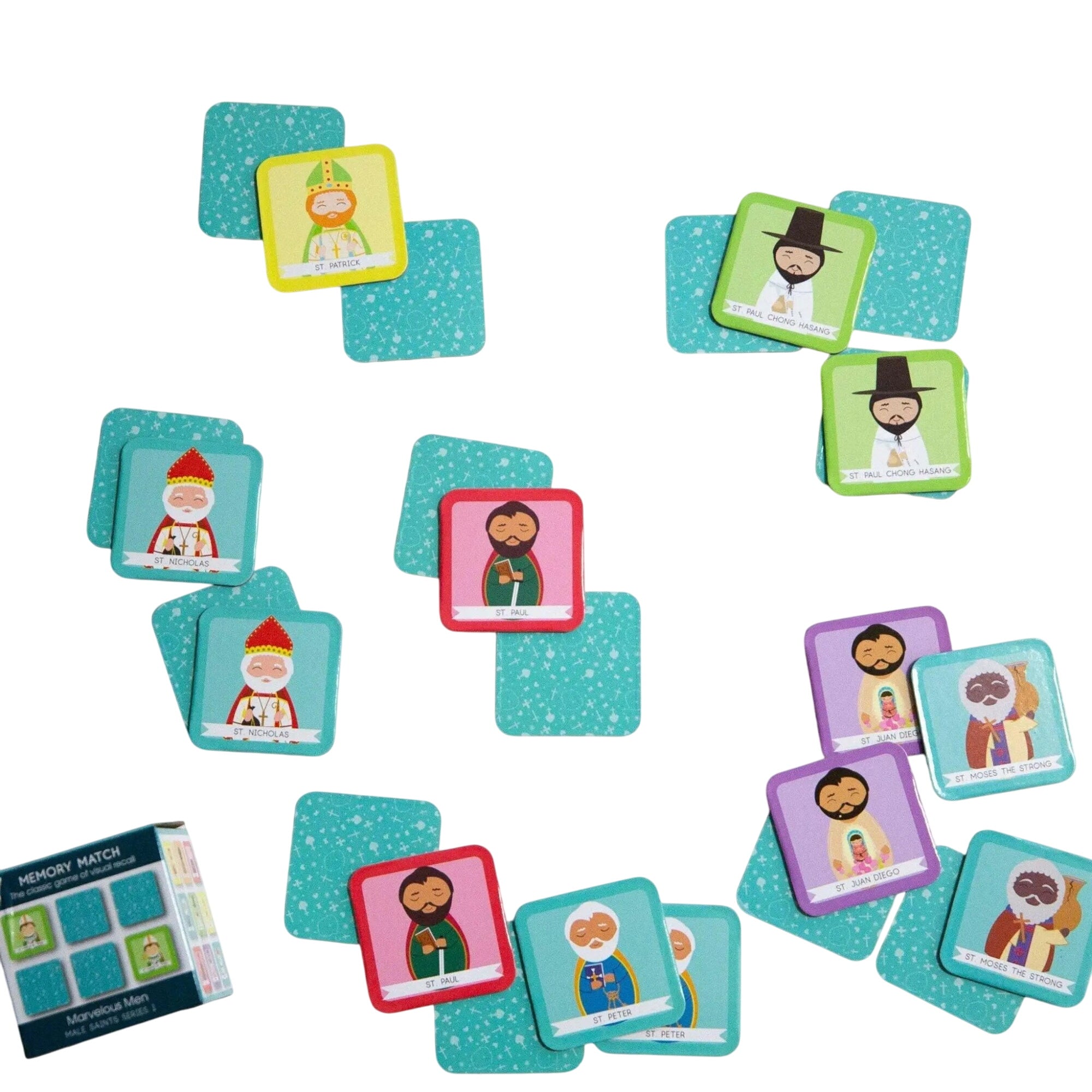 Memory Match Game- Marvelous Men Series 1