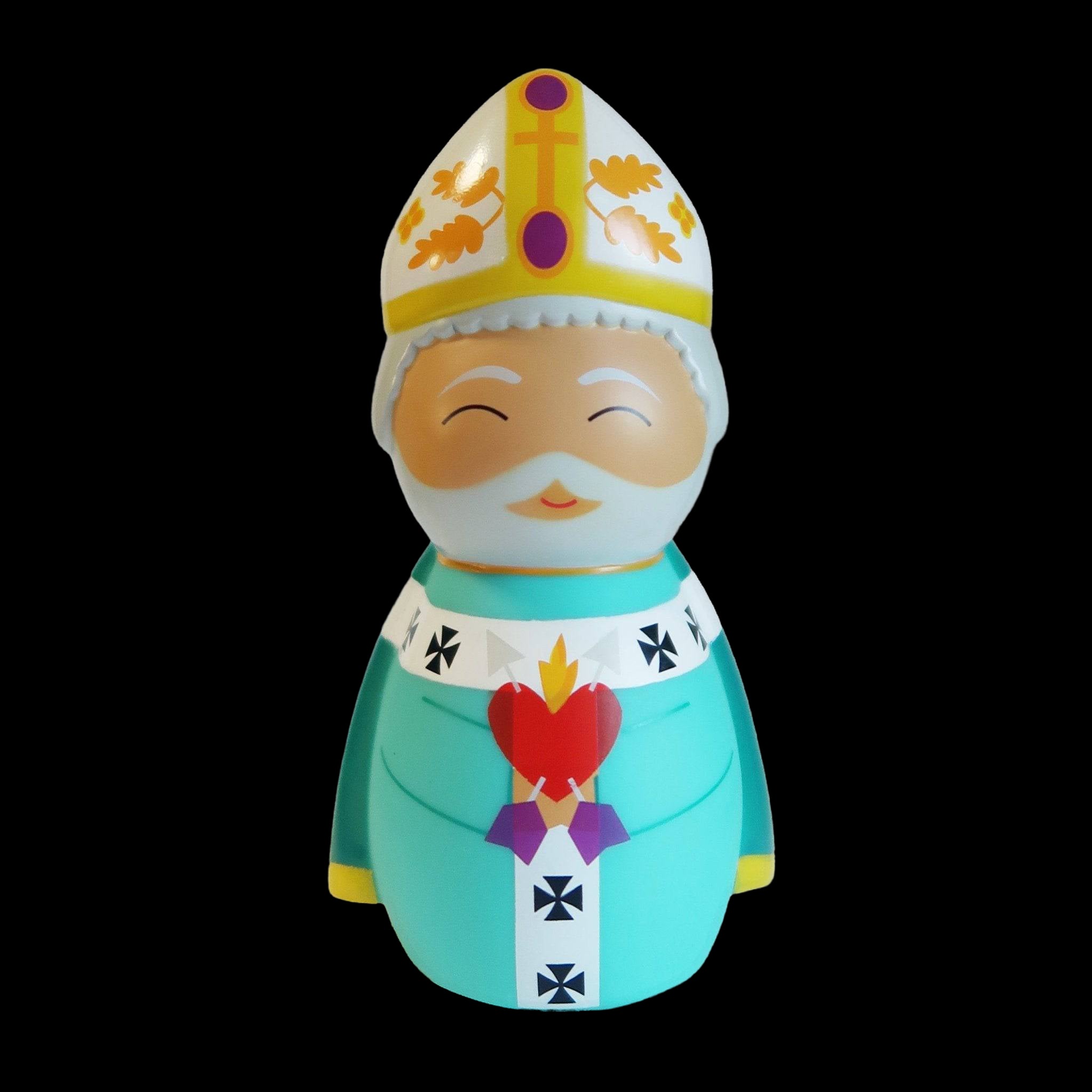 Saint Augustine Of Hippo Shining Light Doll