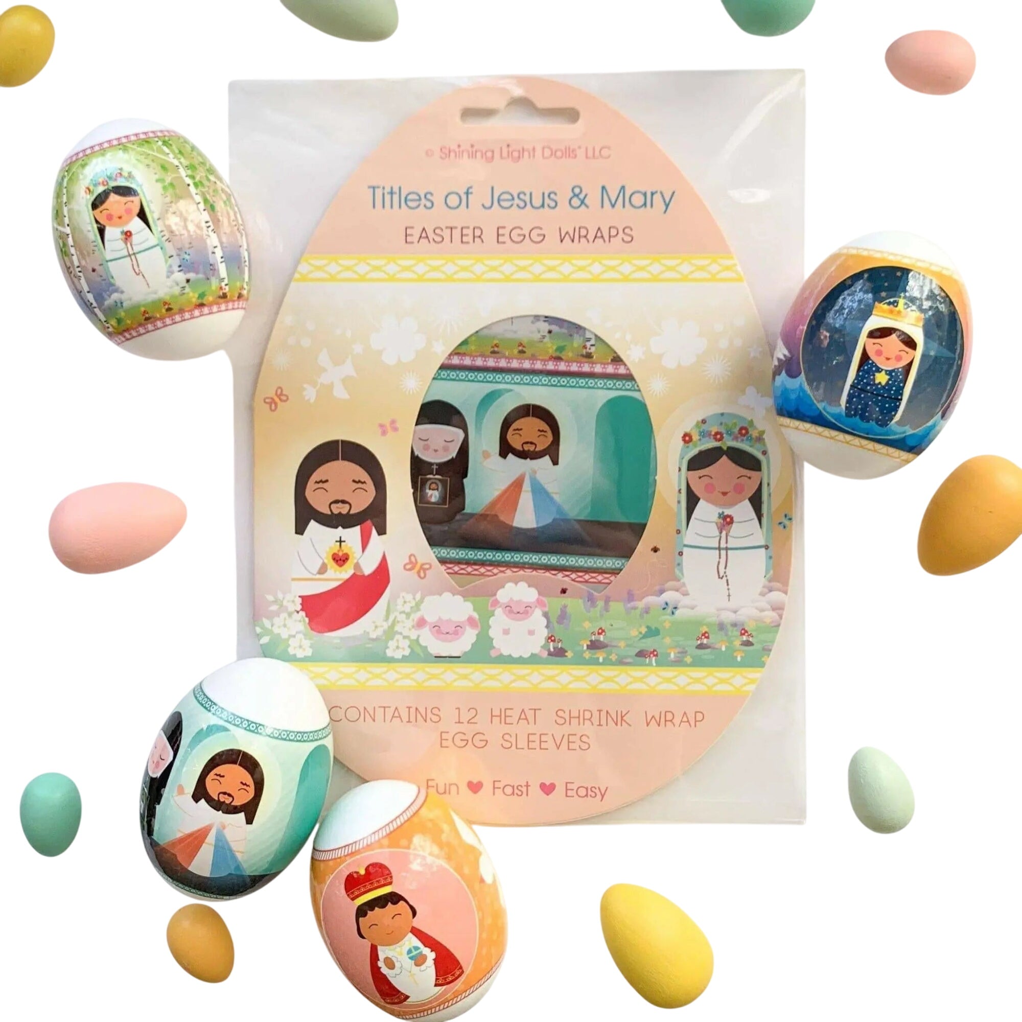 Titles Of Jesus And Mary Easter Egg Wraps