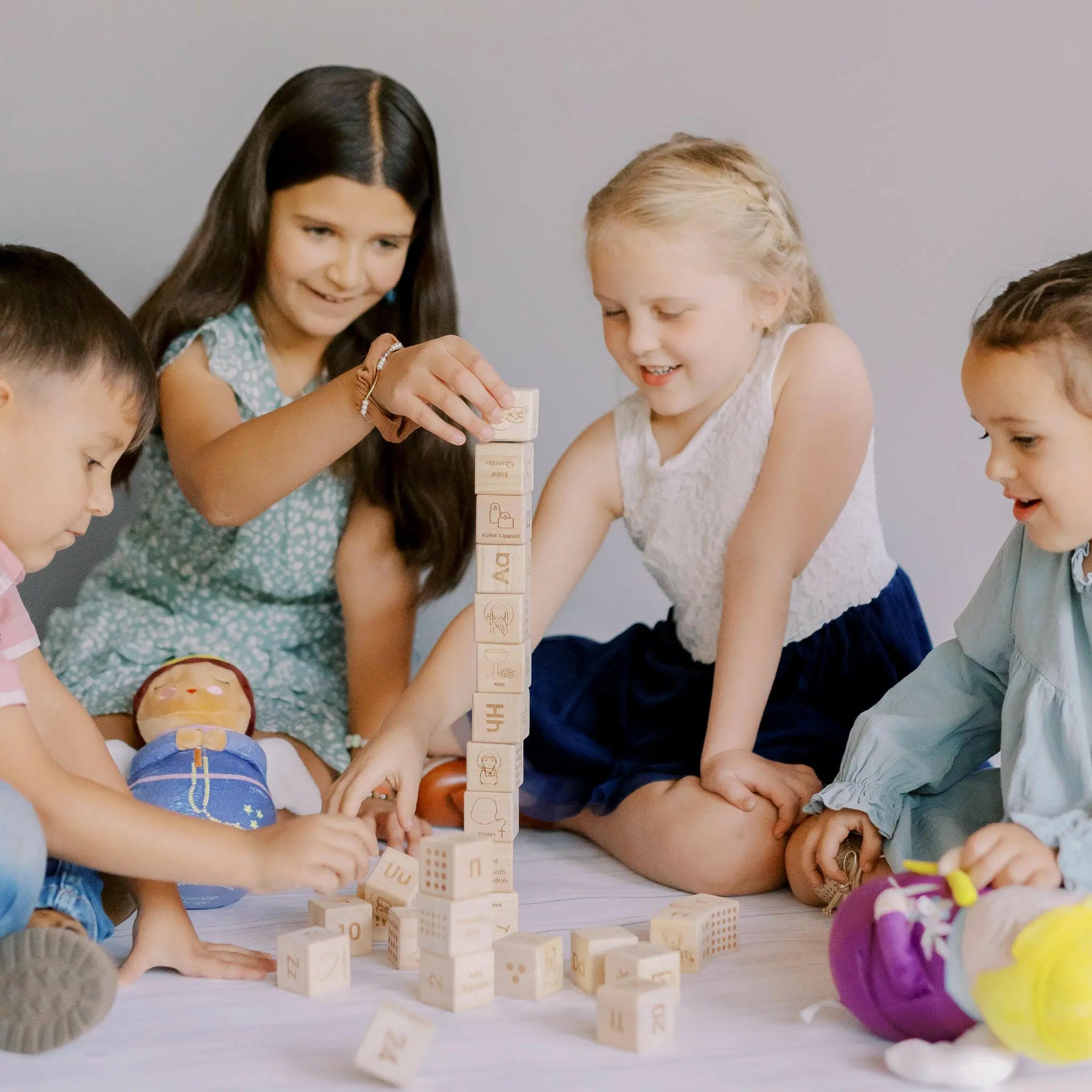 Catholic Abc Alphabet Blocks