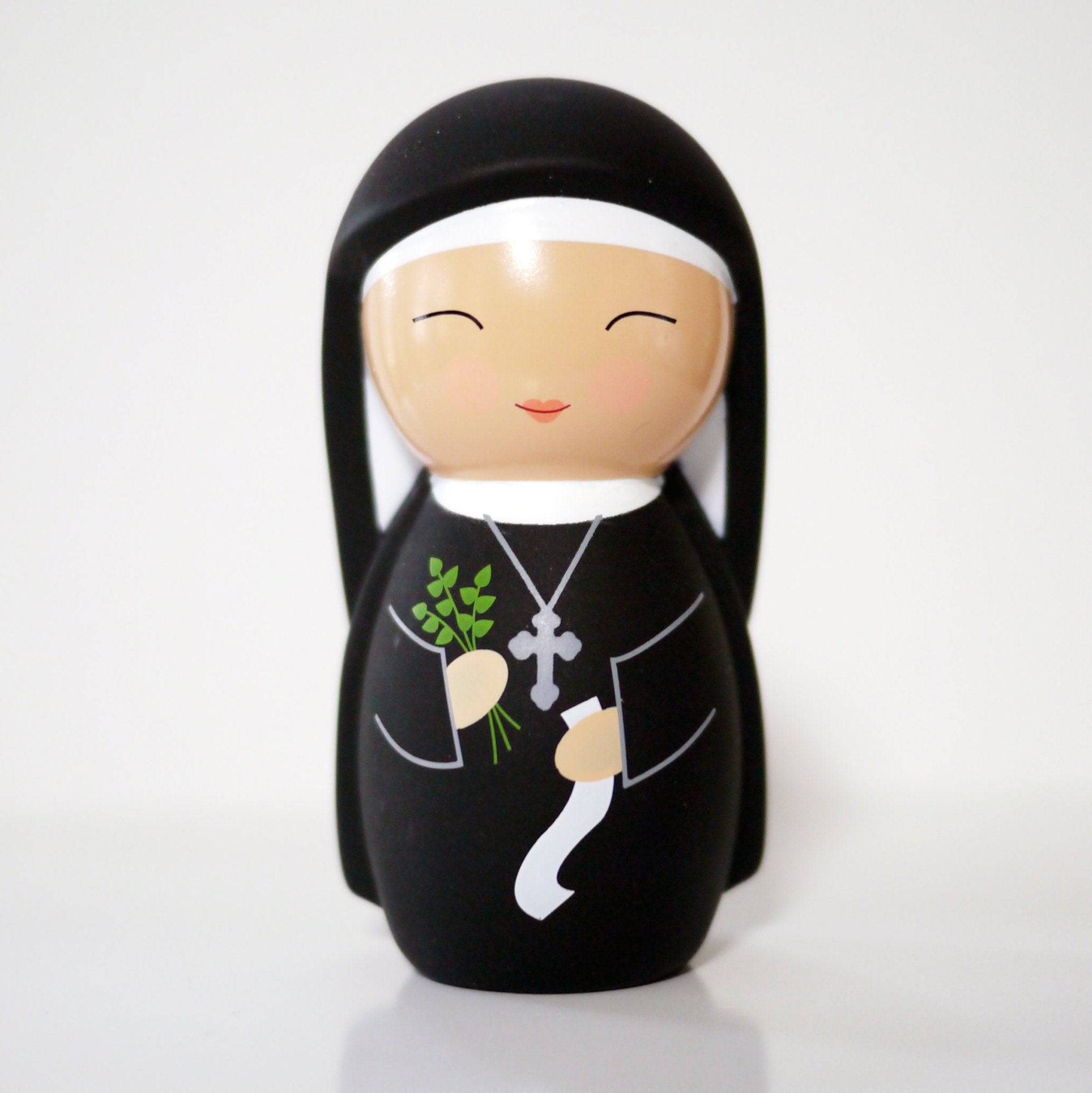 Saint Hildegard Of Bingen Shining Light Doll