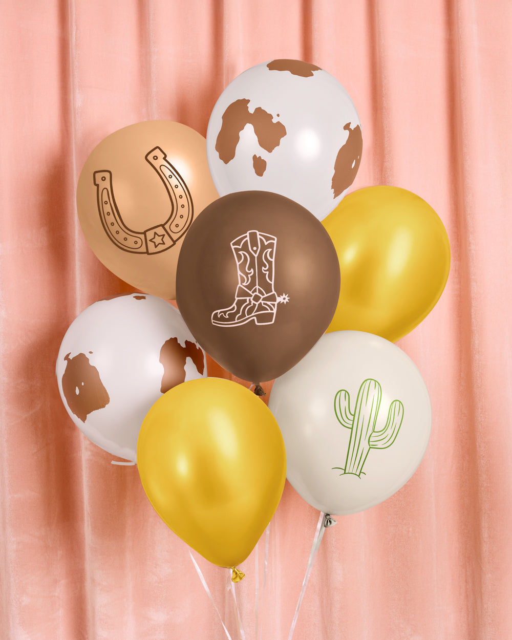 Saddle Up Balloon Pack - 25 Latex Balloons