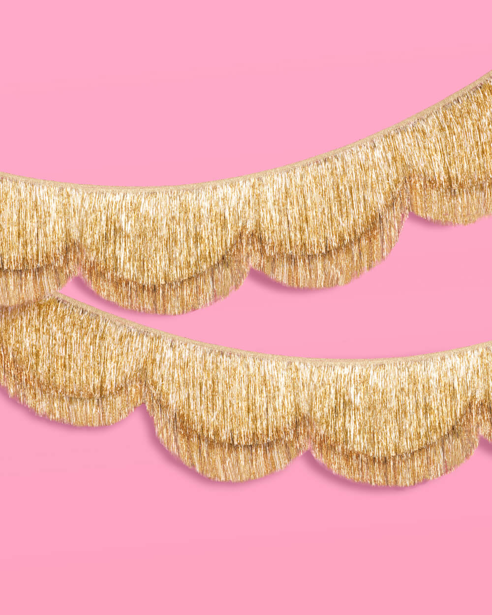 Stay Golden Fringe - Scalloped Banner