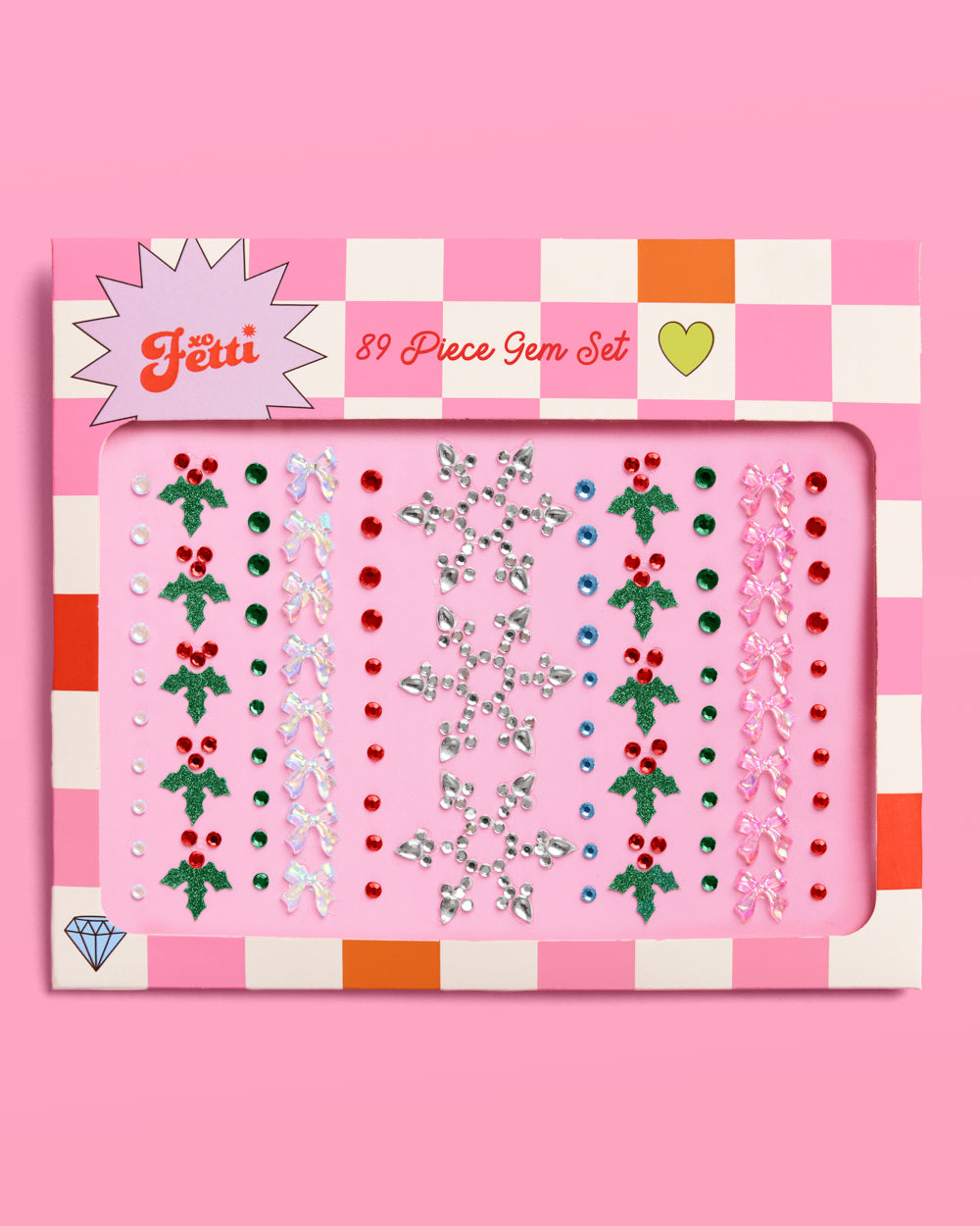 Merry & Bright Gem Set - 89 Adhesive Face Gems