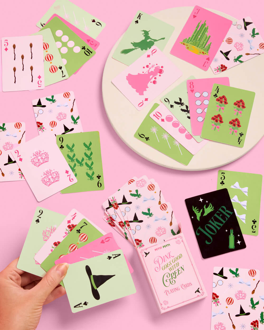 Holding Space Cards - 54 Playing Cards