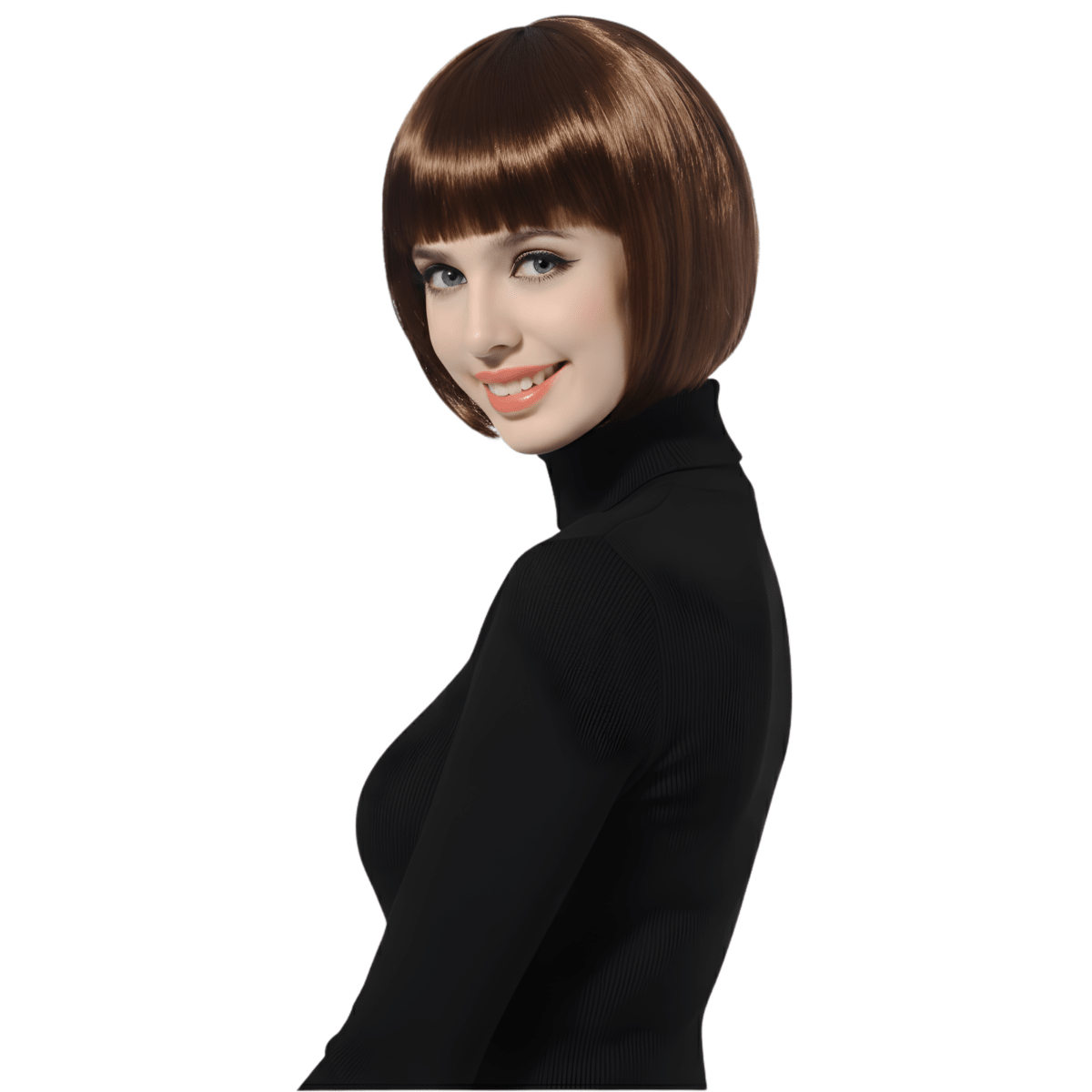 Short Bob Wig With Bangs
