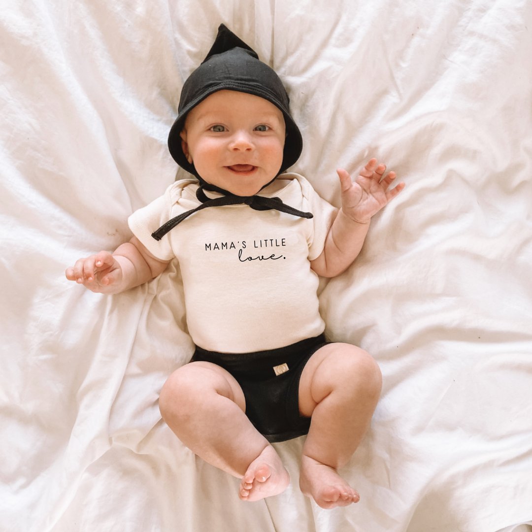 Mama's Little Love Organic Cotton Baby Bodysuit Short Sleeve