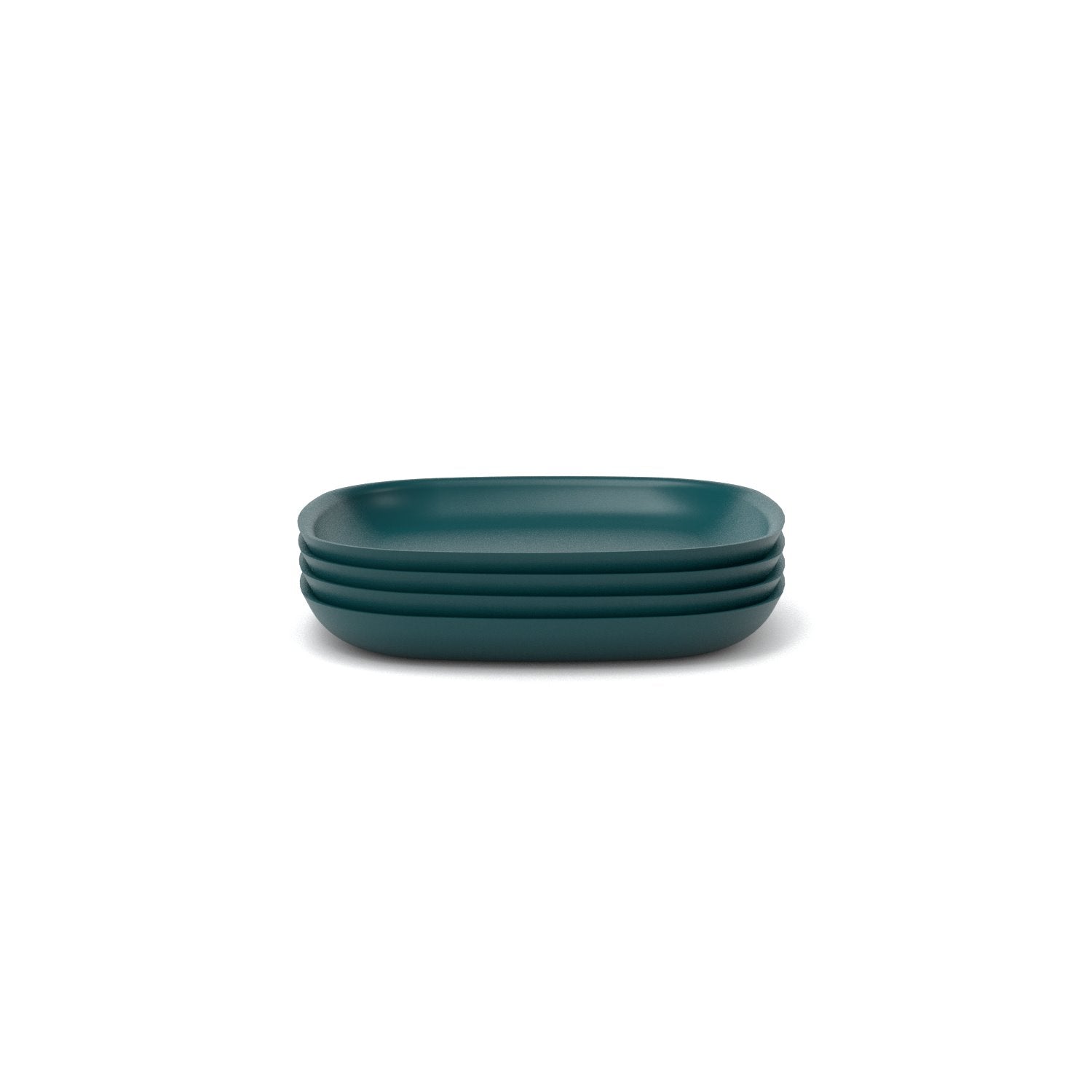 Bamboo Side Plate - 4 Piece Set - Blue Abyss