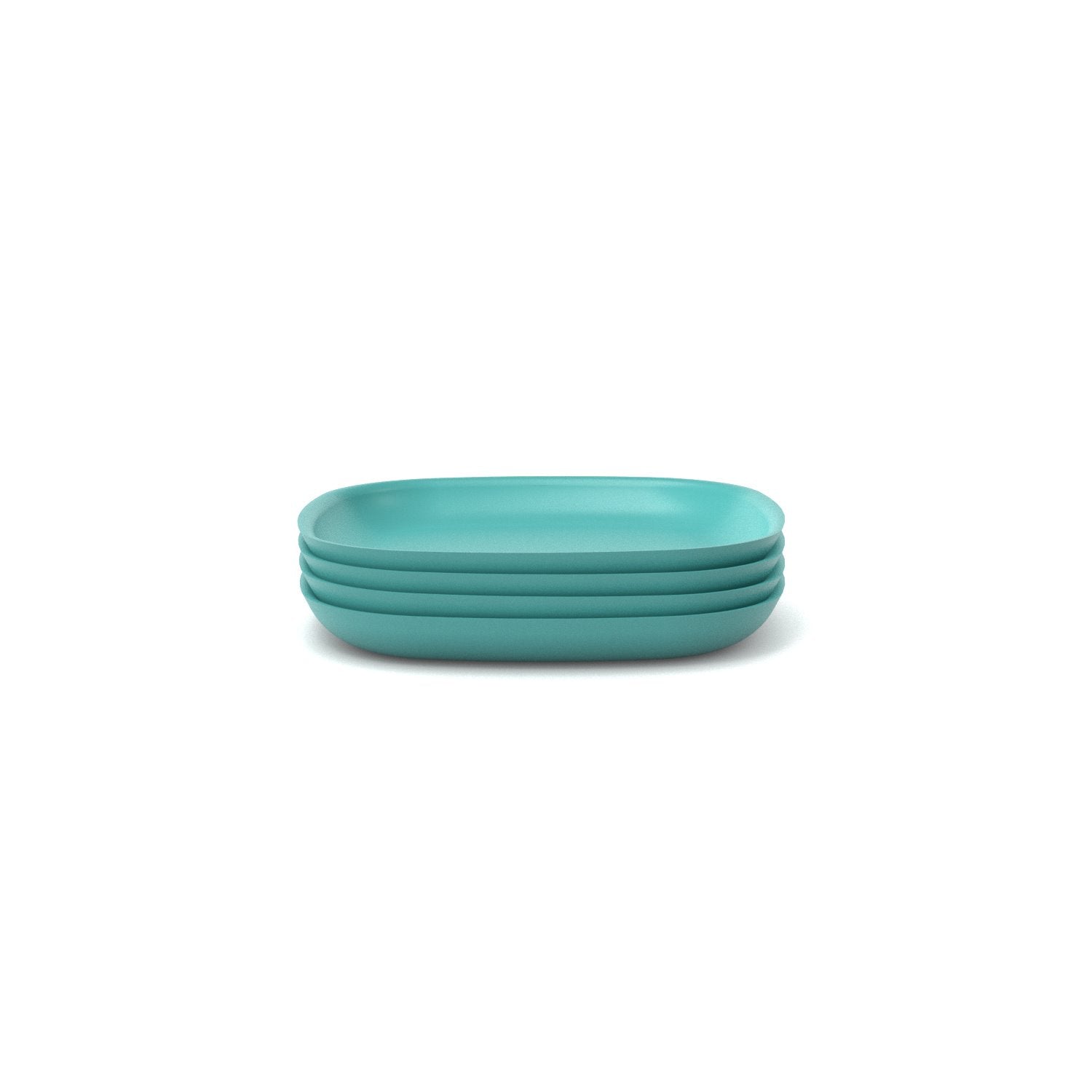 Bamboo Side Plate - 4 Piece Set - Lagoon