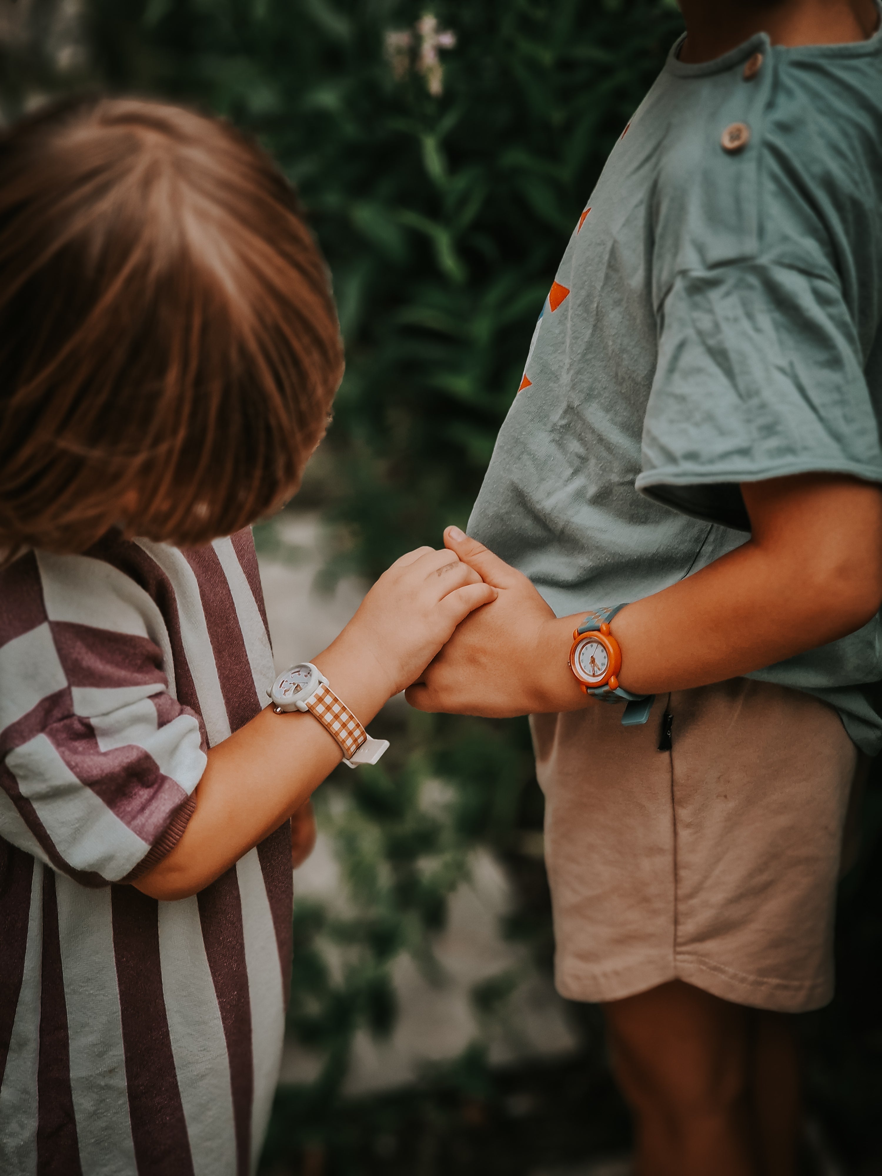 Classic Watches | Silicone + Stainless Steel | Sienna Gingham