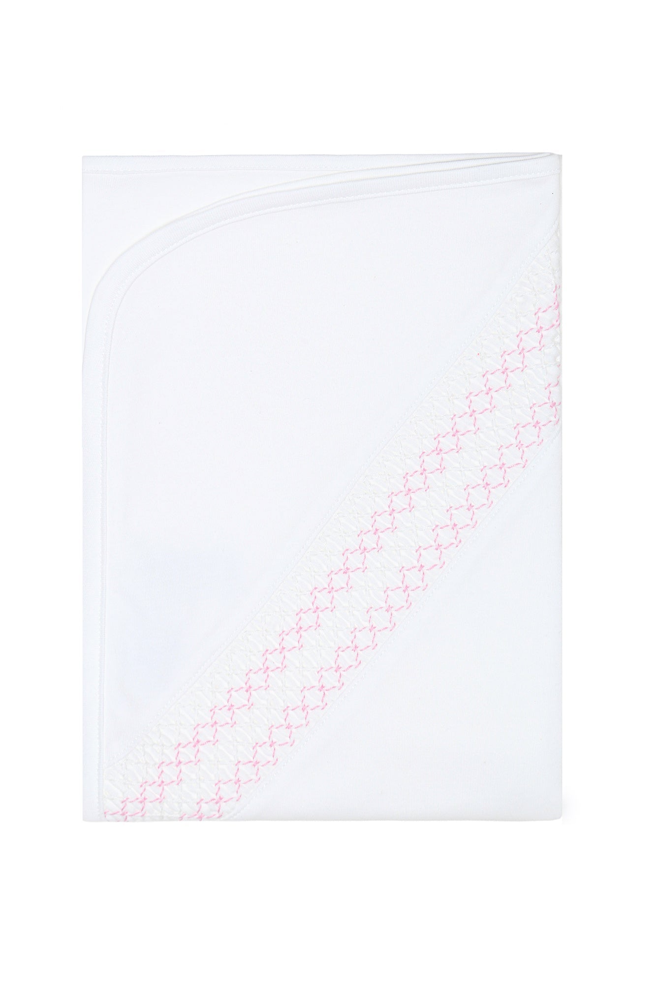 Signature Smocked Girls Receiving Blanket