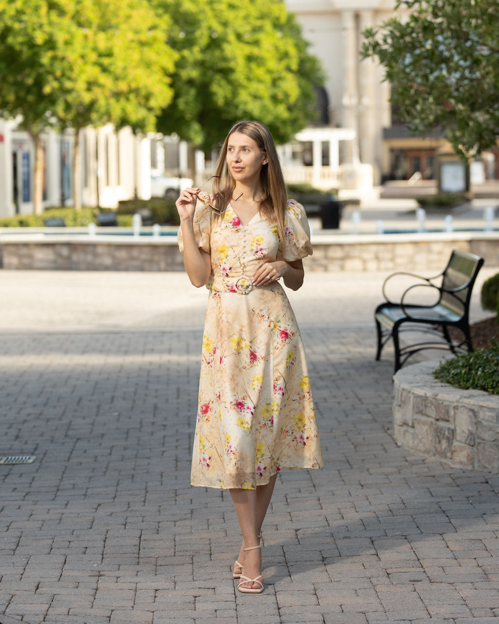 Melissa Silk Linen Dress