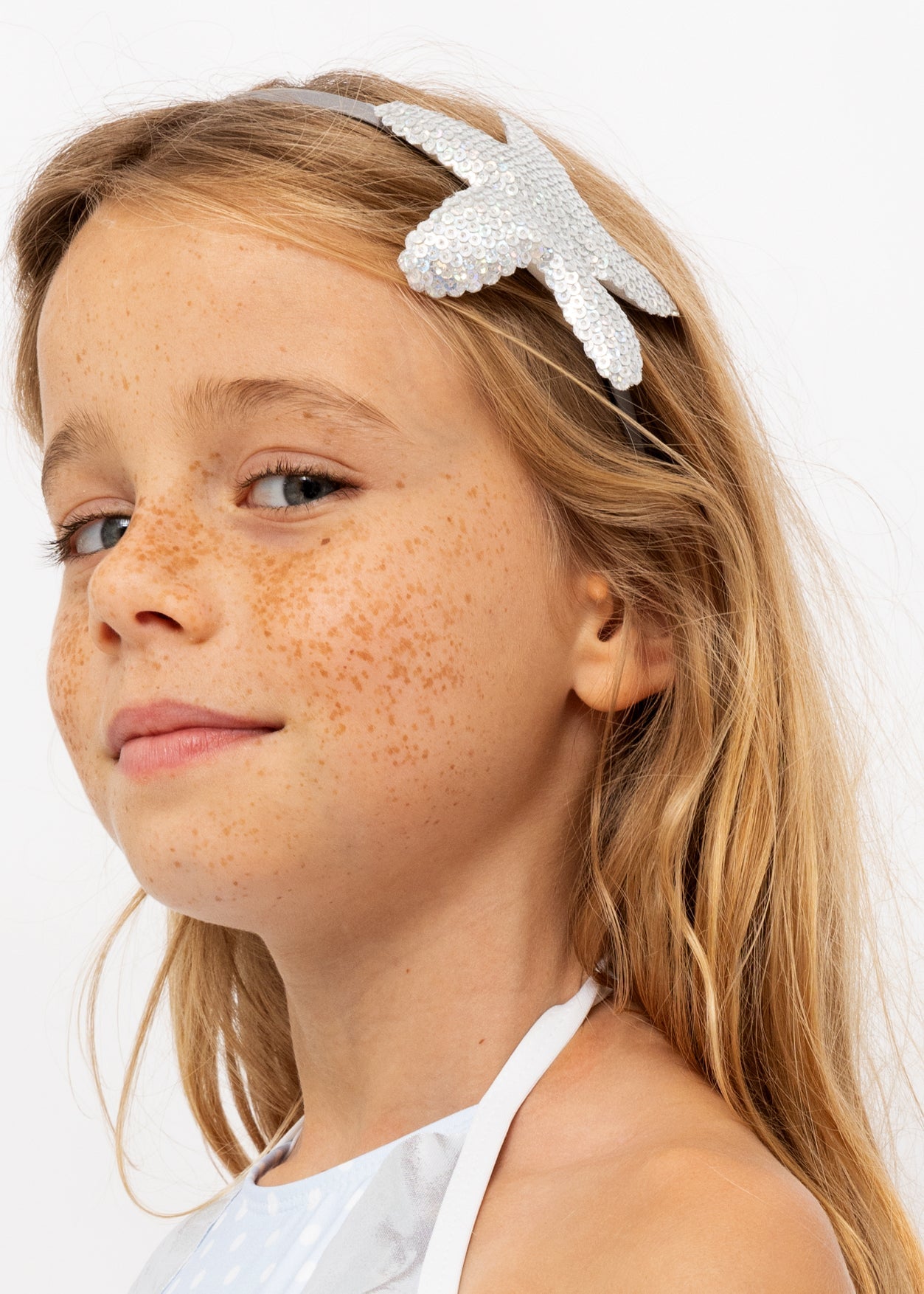 Silver Sequin Headband