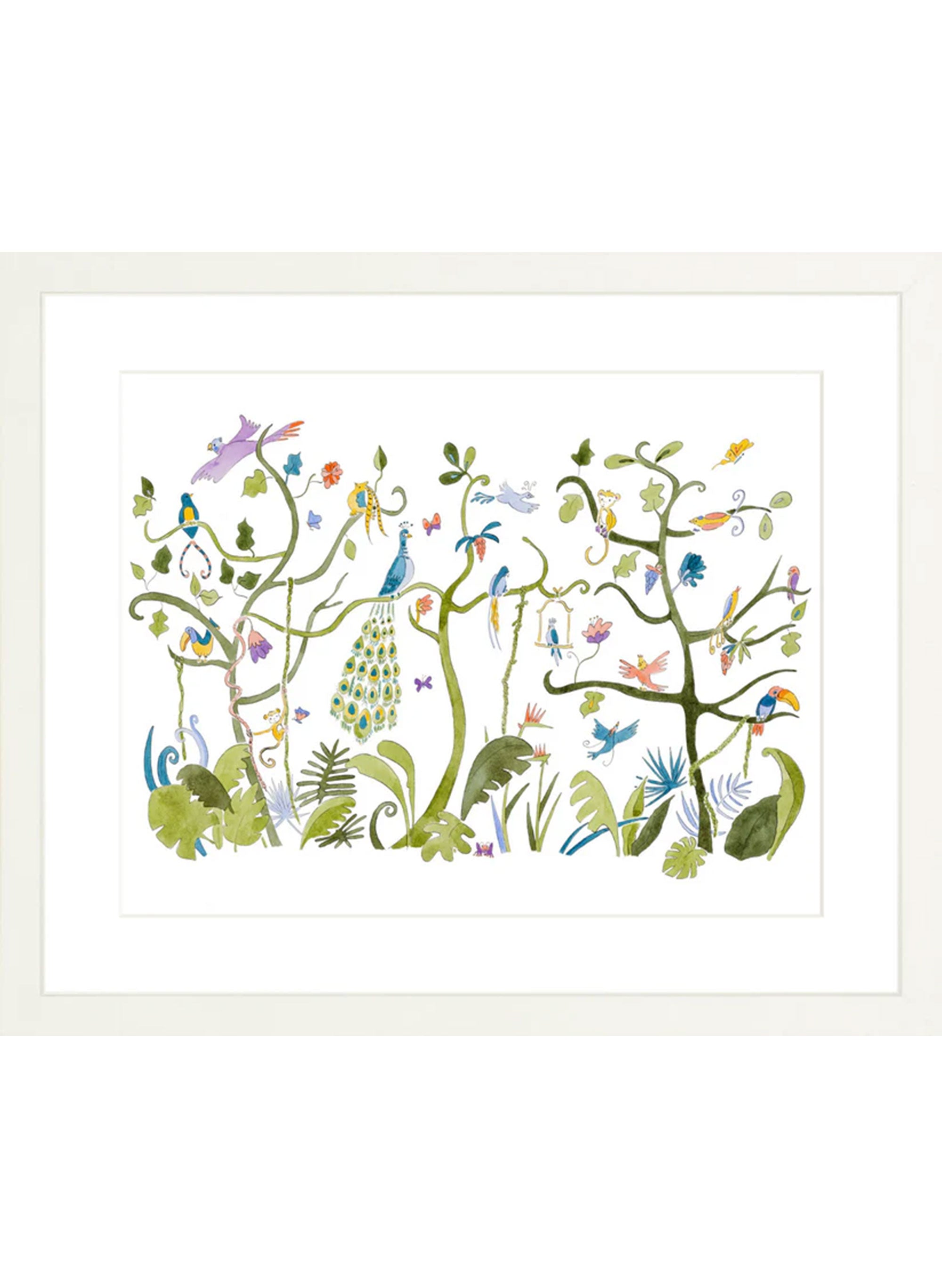 Art Print - Tropical Chinoiserie - Framed