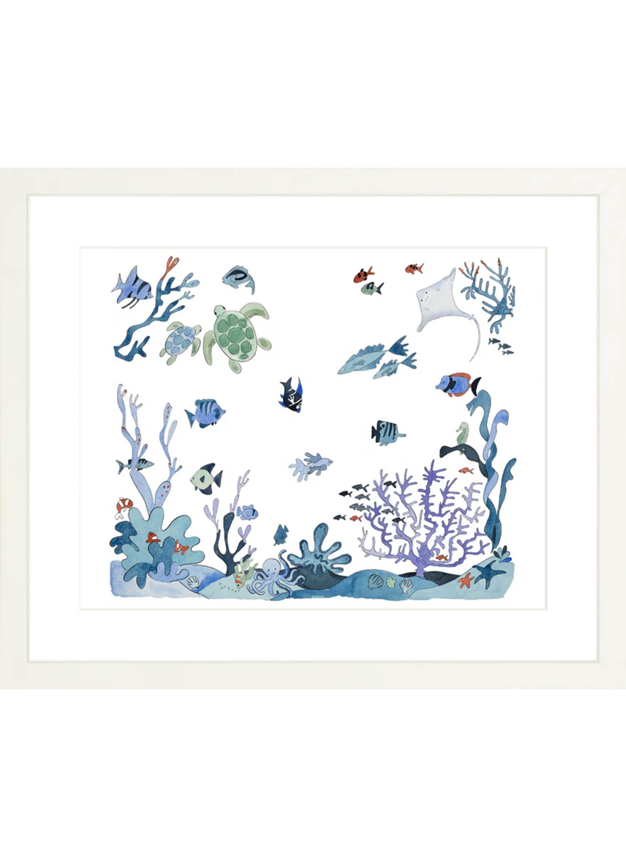 Art Print - Under The Sea - Framed