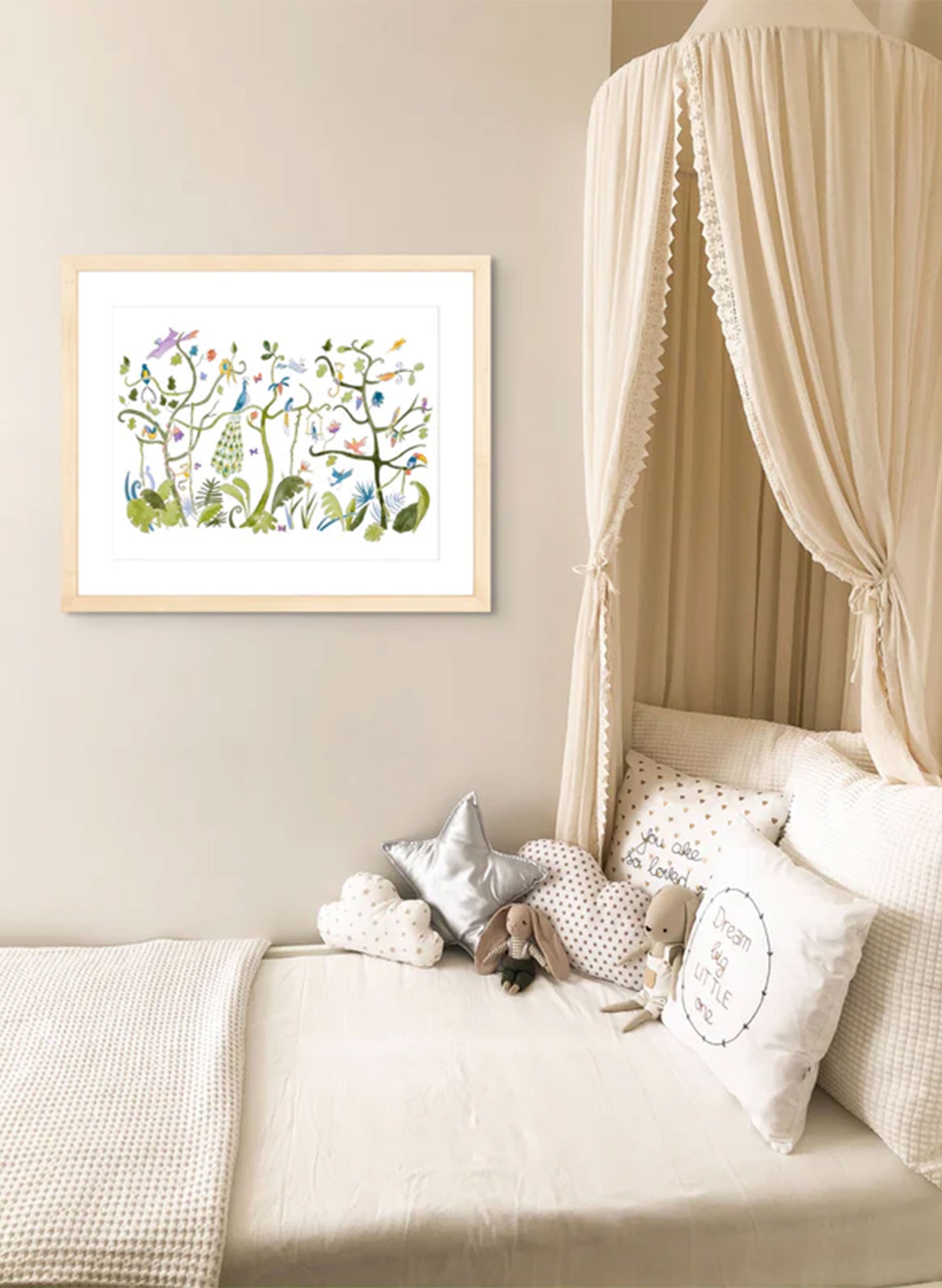 Art Print - Tropical Chinoiserie - Unframed