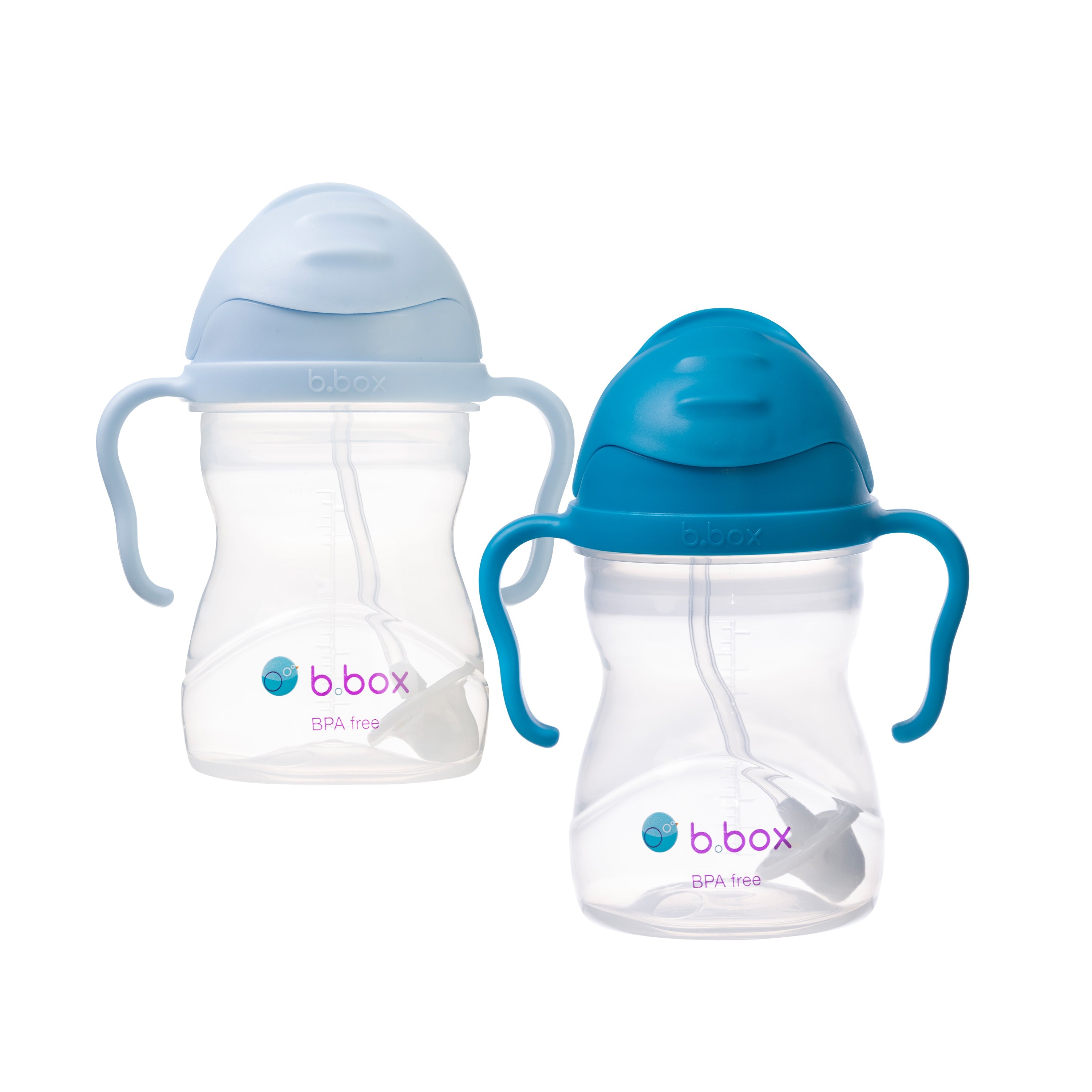 2 Pack Sippy Cup - Cobalt + Bubblegum