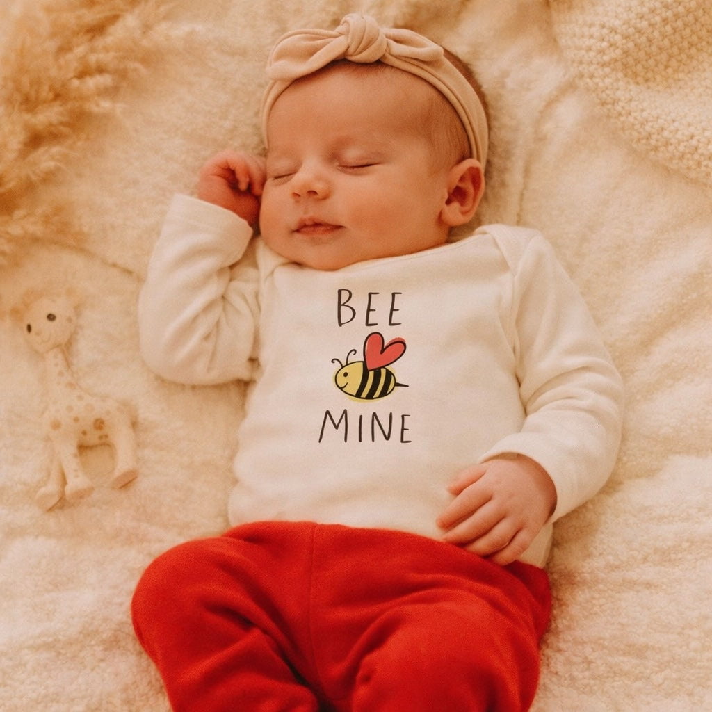 Long Sleeve Graphic Bodysuit | Bee Mine