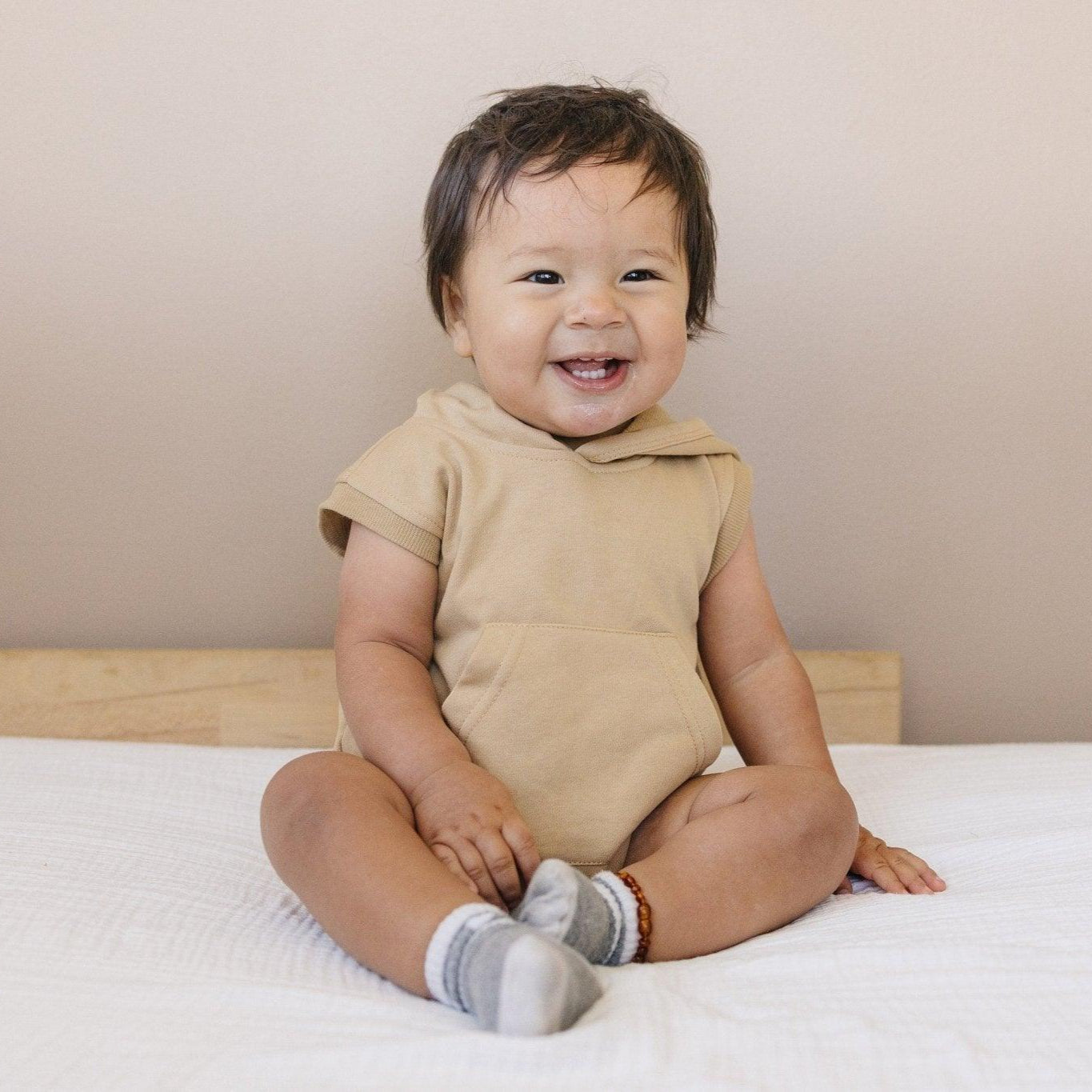 Sleeveless Hoodie Romper - More Colors