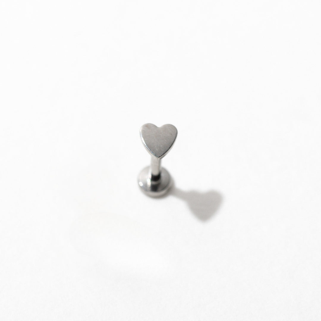 Heart Flat Back Studs