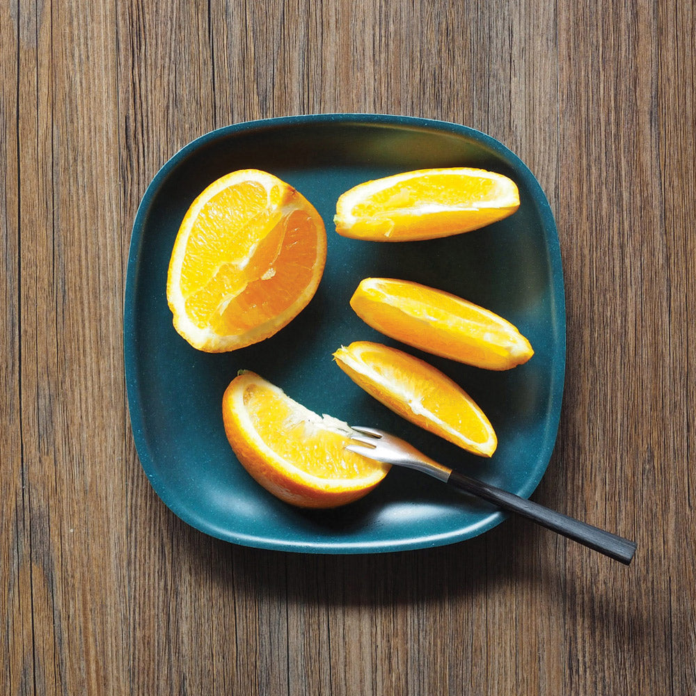 Bamboo Side Plate - 4 Piece Set - Blue Abyss