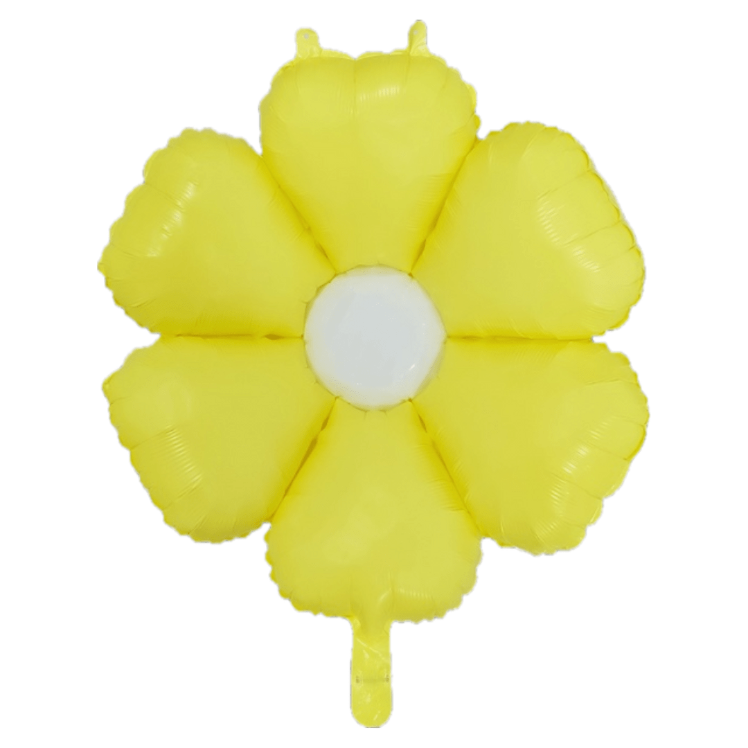 Small Daisy Foil Balloon – 20" Groovy Party Decor