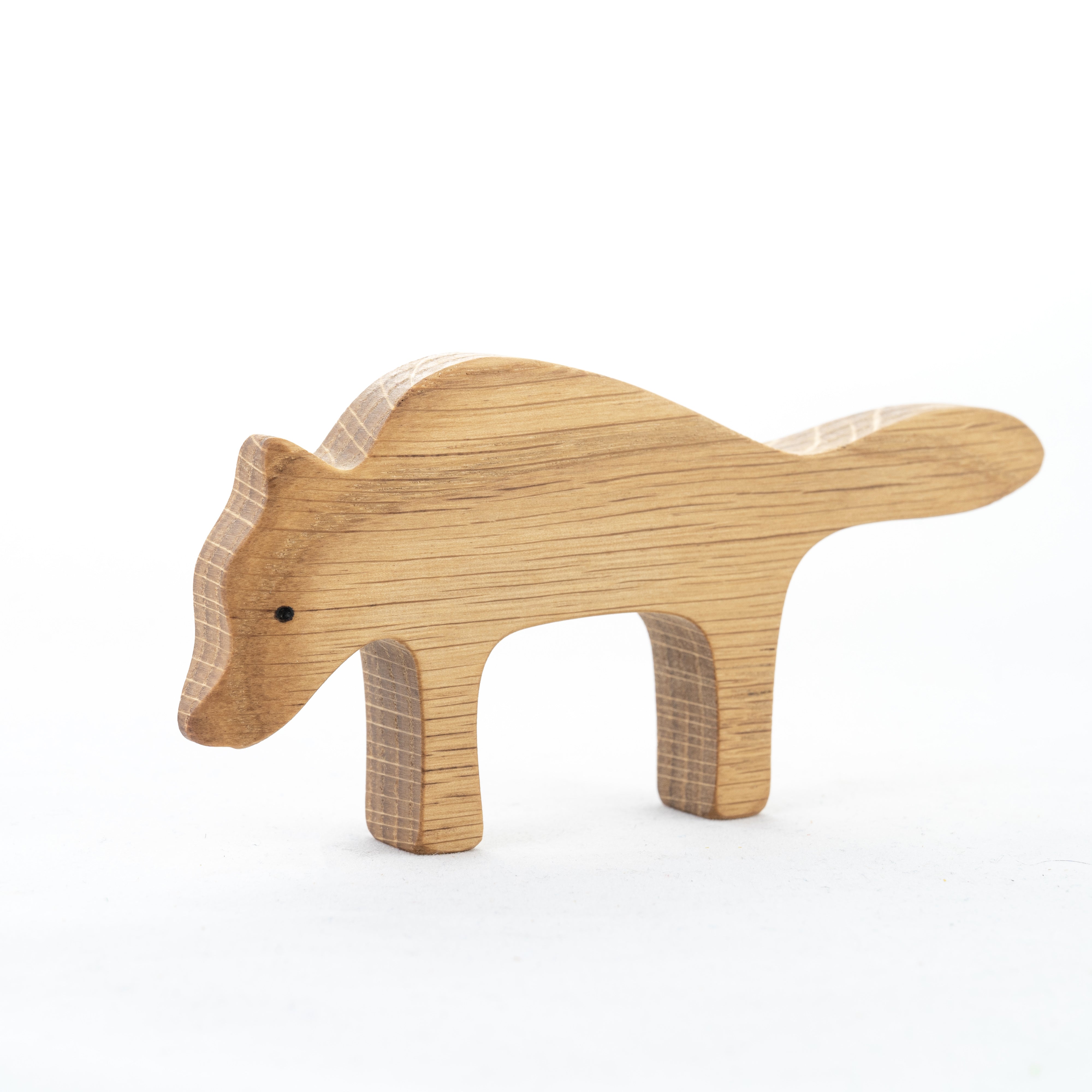 Natural Wooden Forest Animals Set Of 9