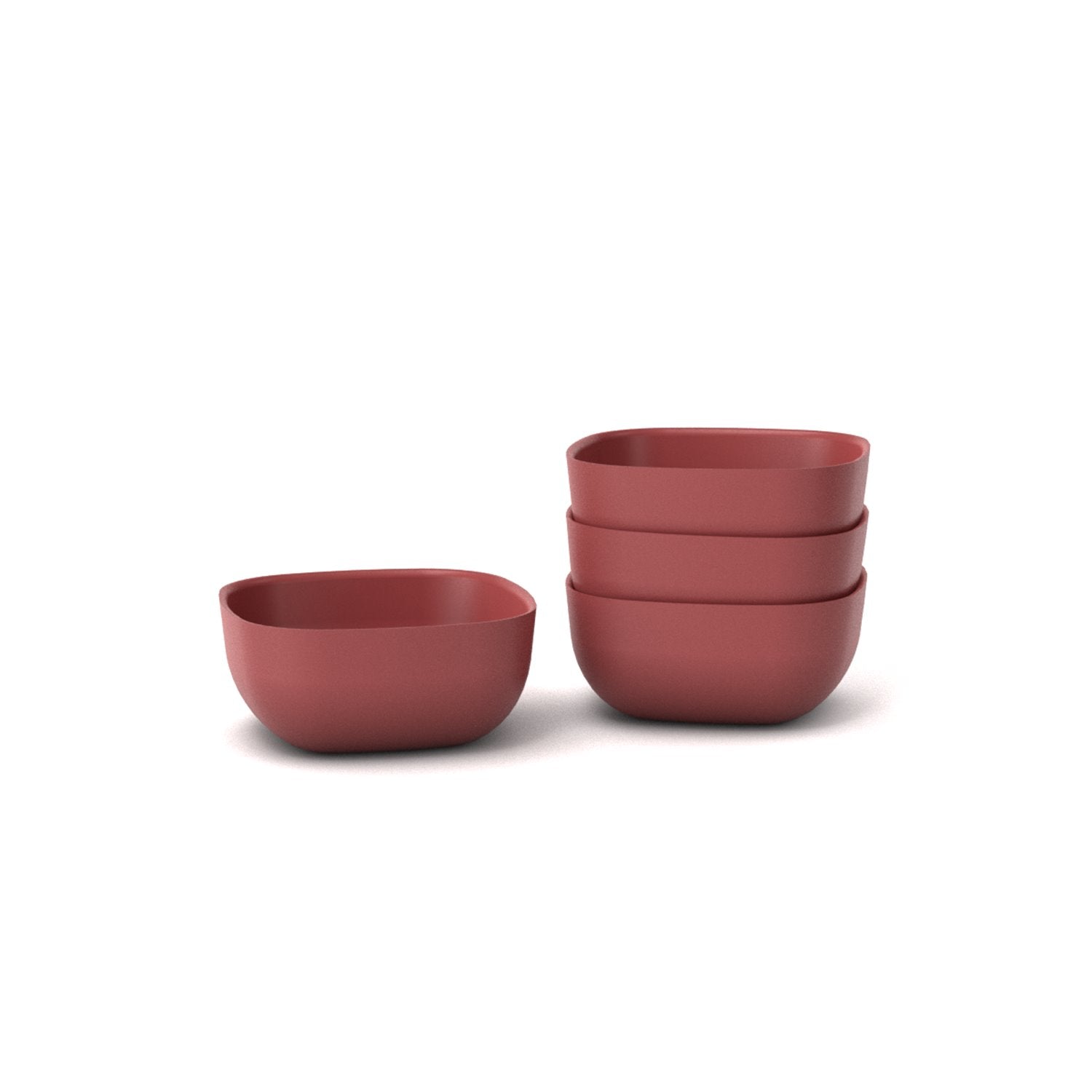 Bamboo Small Bowl - 4 Piece Set - Spice
