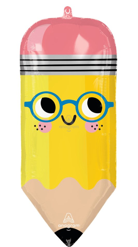 Smiley Pencil 31" Jumbo Balloon