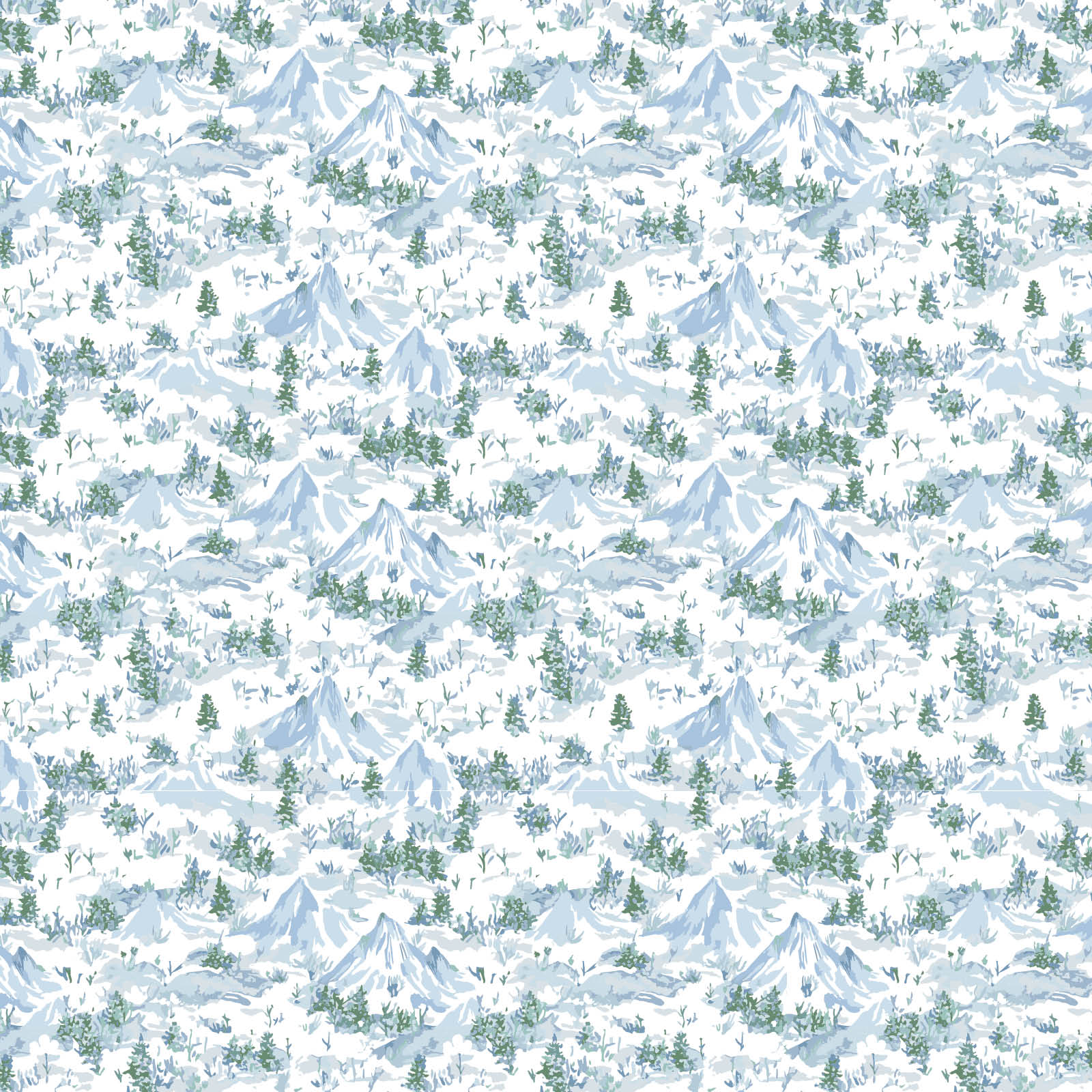 Grayson Pajama Pant Set Snowcapped Mountains
