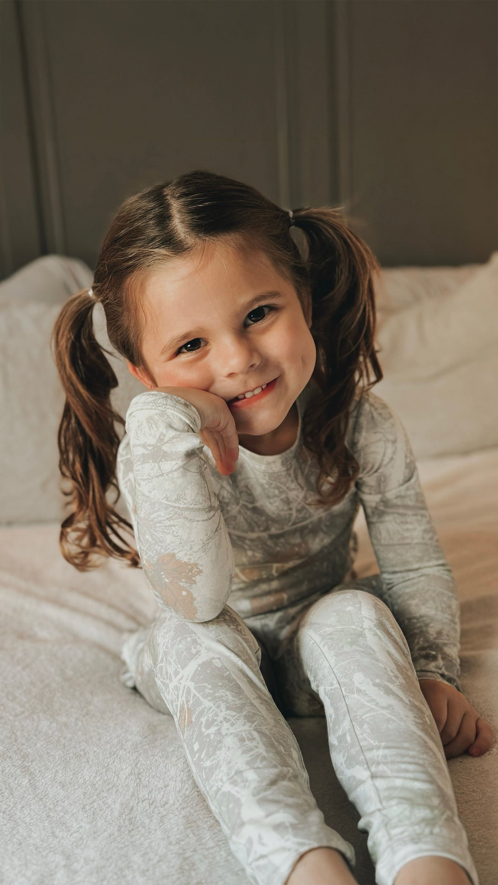 Snow Camo Bamboo Two-piece Set