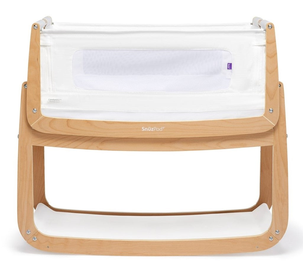 Snuzpod 4 Bassinet Cradle Custom Made Fitted Sheet - Organic Cotton Gauze