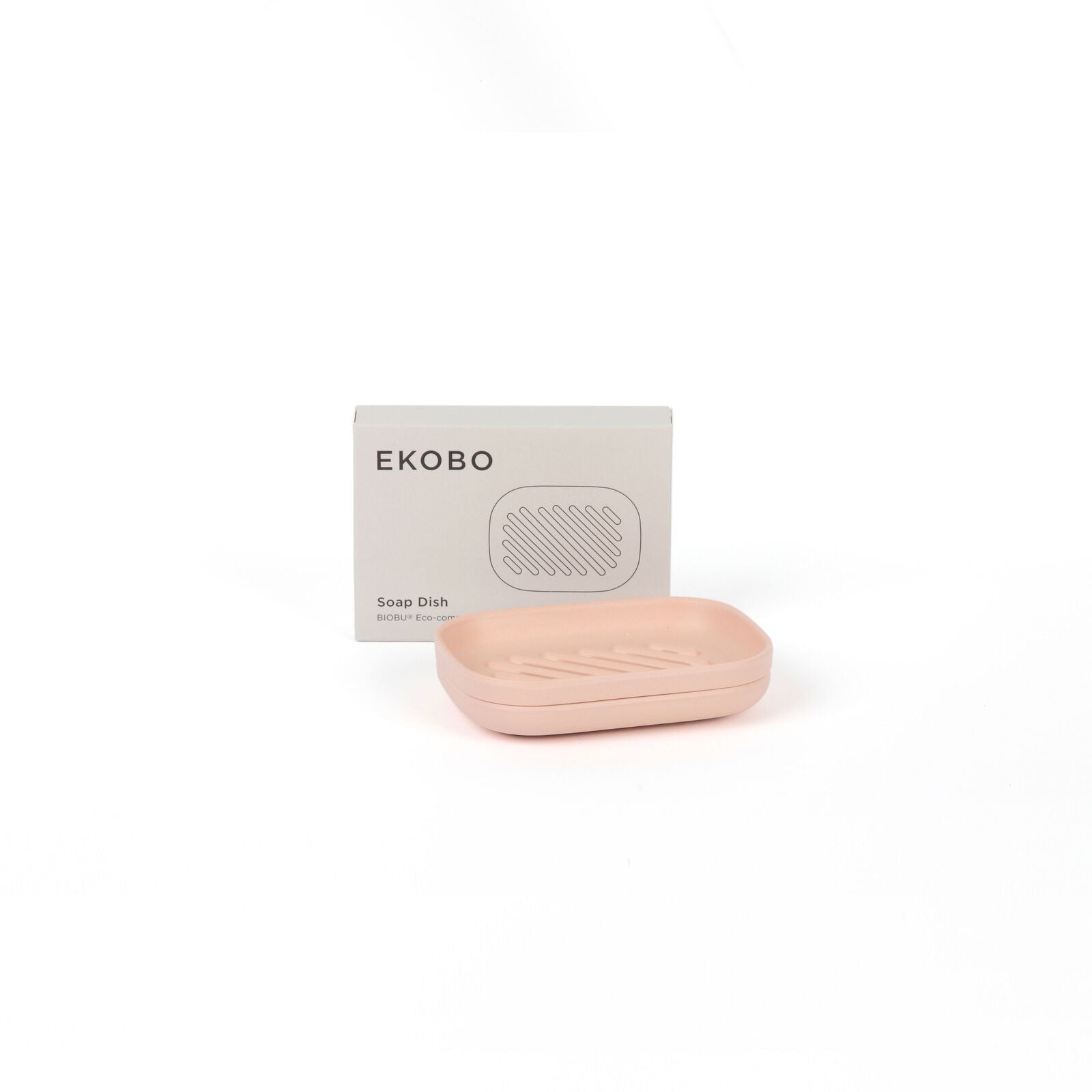 Self-draining Soap Dish - Blush - Set Of 2