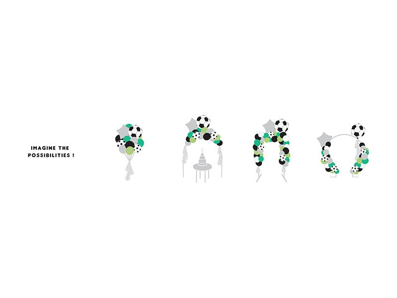 Soccer Balloon Garland Kit- Sports Party Backdrop
