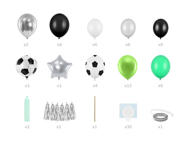 Soccer Balloon Garland Kit- Sports Party Backdrop